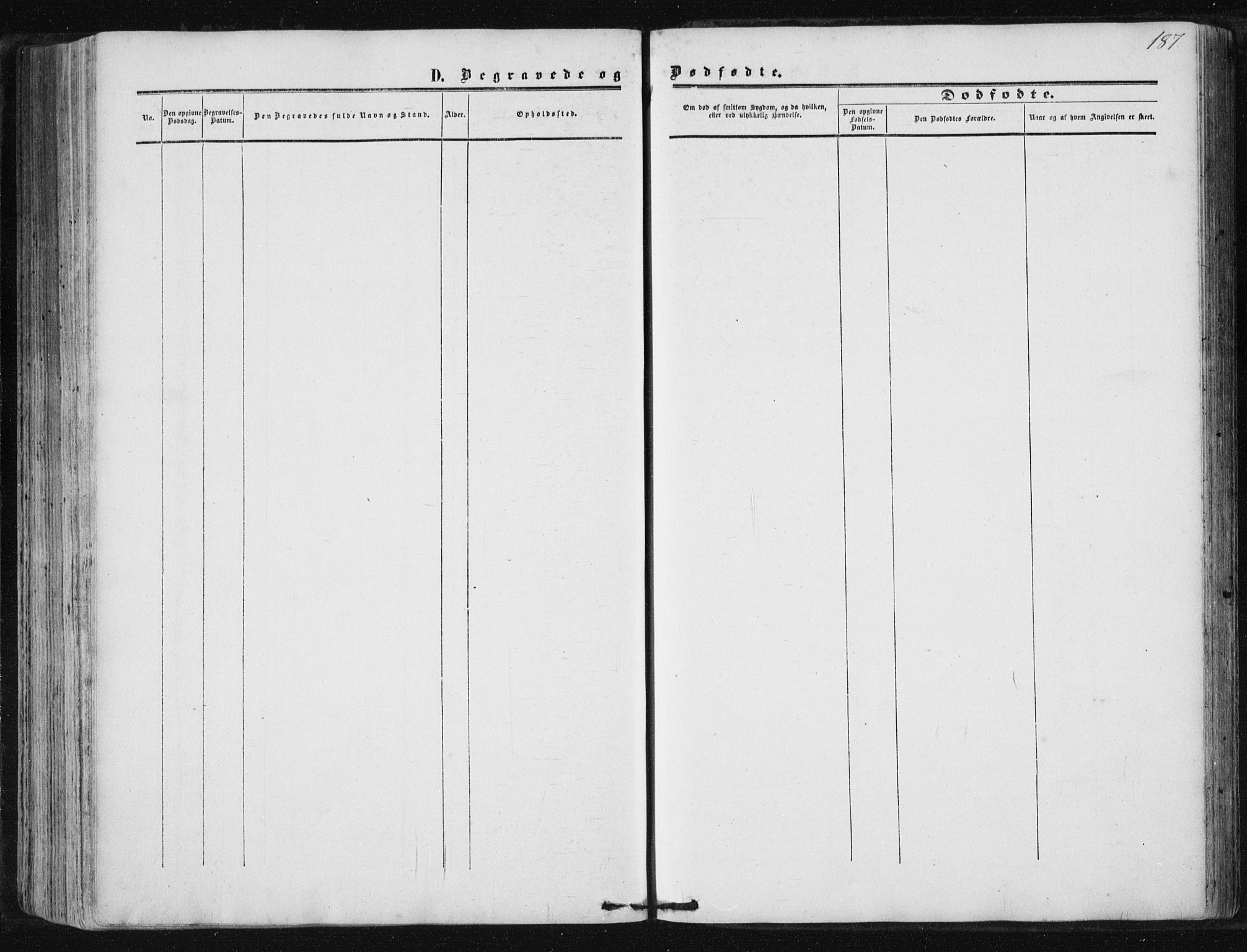 Suldal sokneprestkontor, AV/SAST-A-101845/01/IV/L0009: Parish register (official) no. A 9, 1854-1868, p. 187