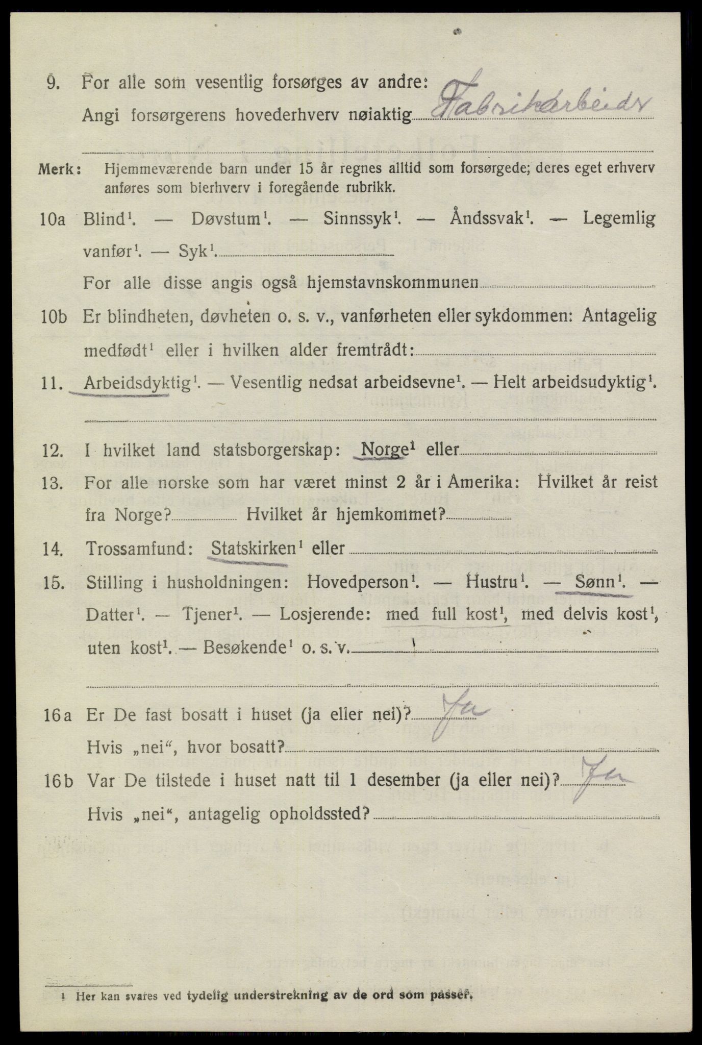 SAKO, 1920 census for Heddal, 1920, p. 2399