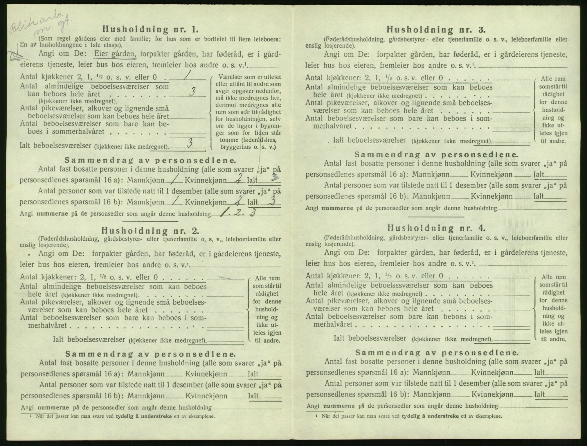 SAT, 1920 census for Frei, 1920, p. 330