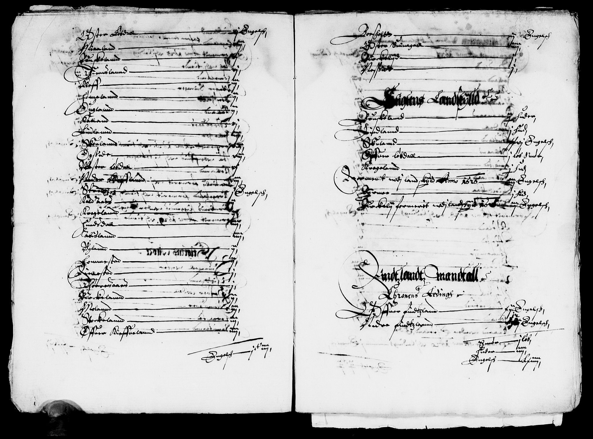 Rentekammeret inntil 1814, Reviderte regnskaper, Lensregnskaper, AV/RA-EA-5023/R/Rb/Rbq/L0023: Nedenes len. Mandals len. Råbyggelag., 1633-1635
