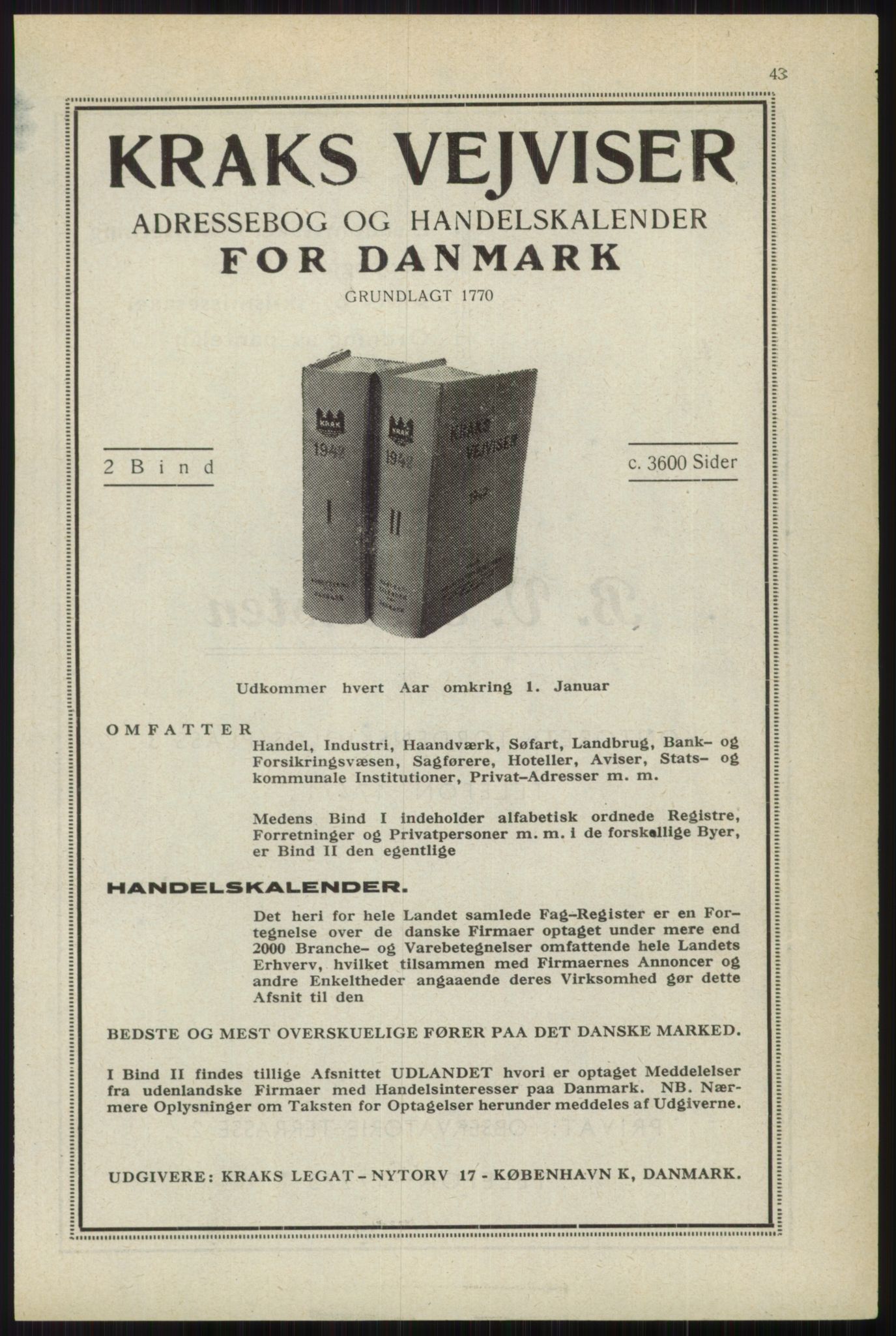 Kristiania/Oslo adressebok, PUBL/-, 1944, p. 43