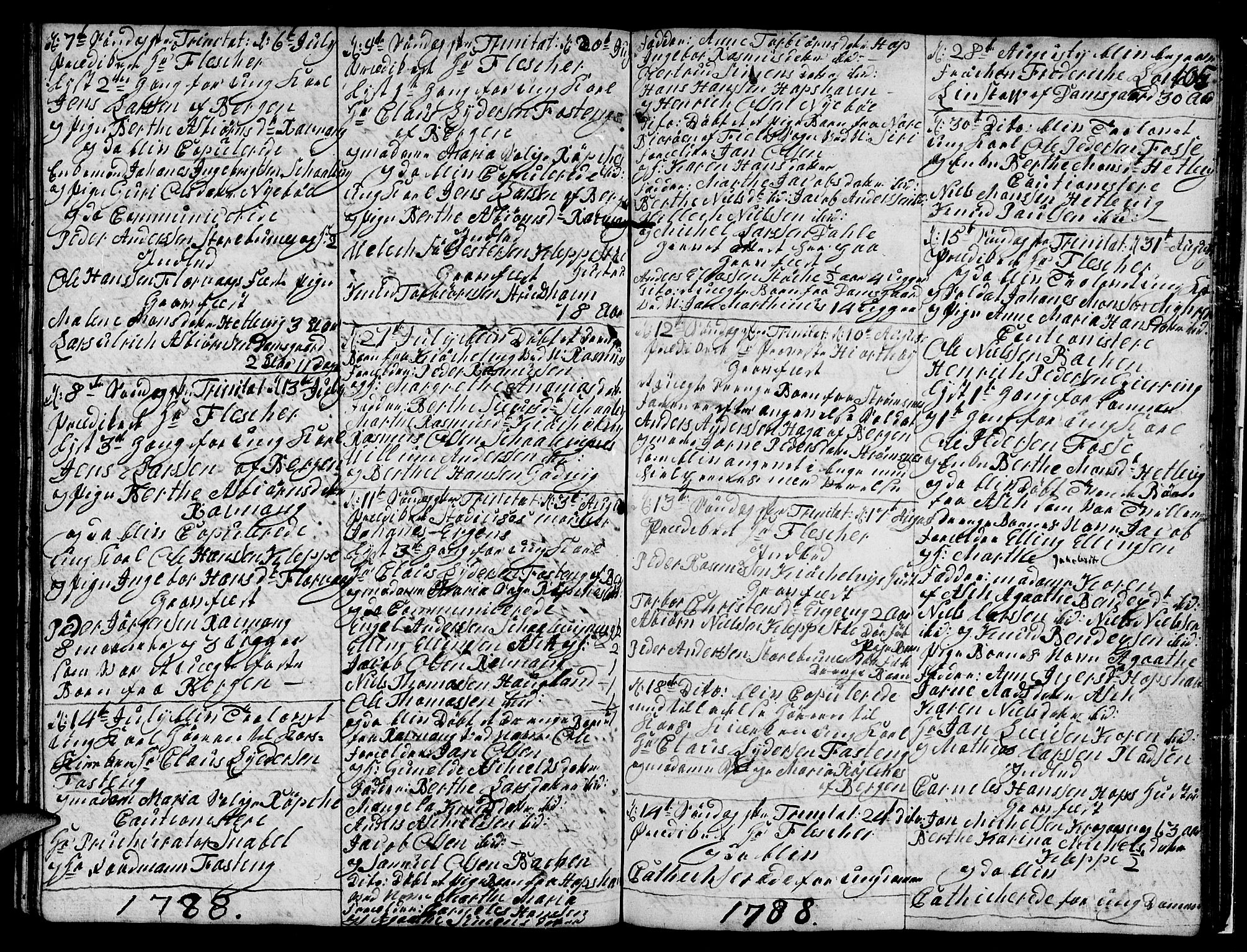 Askøy Sokneprestembete, SAB/A-74101/H/Ha/Hab/Haba/L0001: Parish register (copy) no. A 1, 1775-1792, p. 105