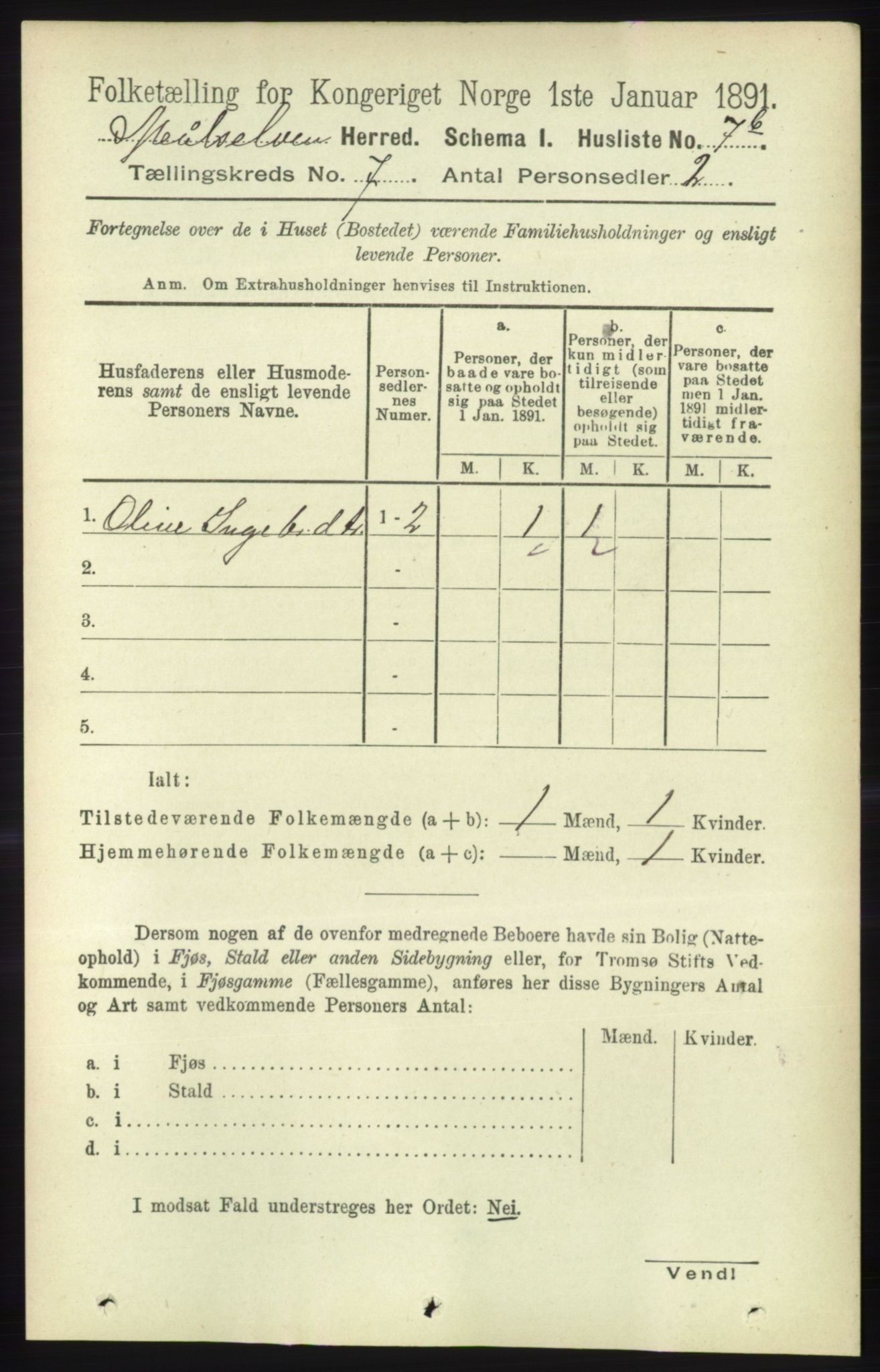 RA, 1891 census for 1924 Målselv, 1891, p. 2179
