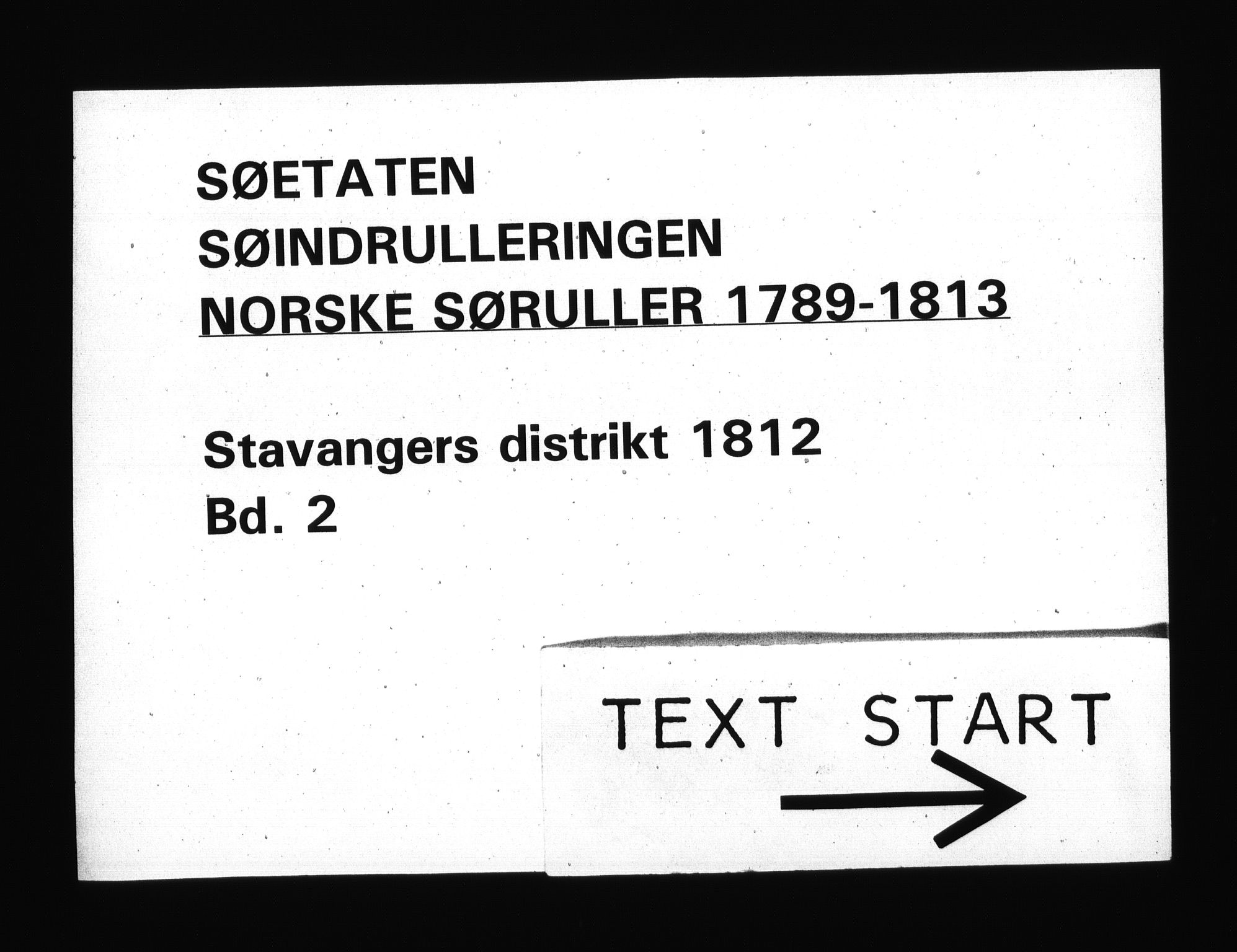 Sjøetaten, RA/EA-3110/F/L0300: Stavanger distrikt, bind 2, 1812