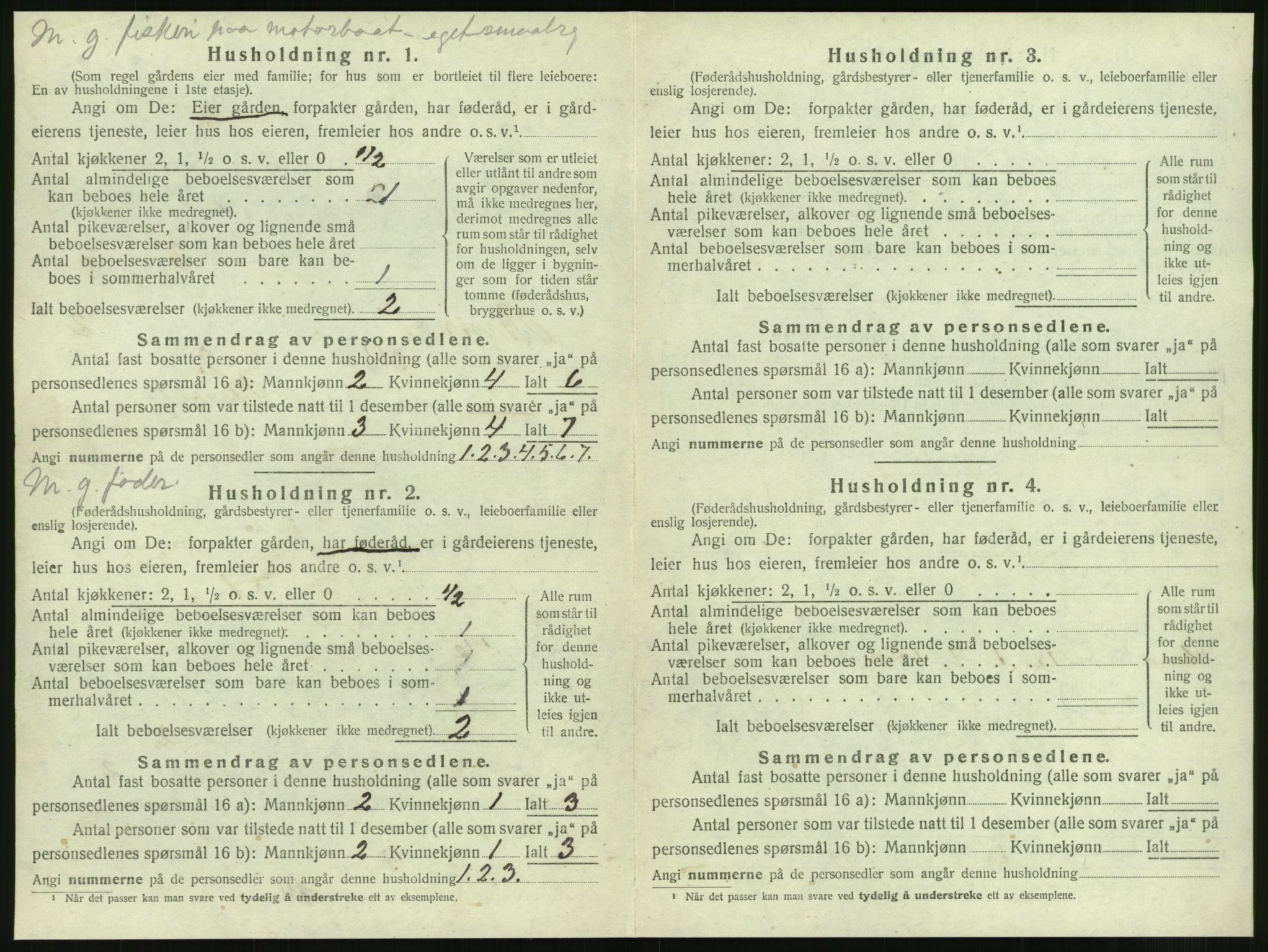 SAT, 1920 census for Brattvær, 1920, p. 63