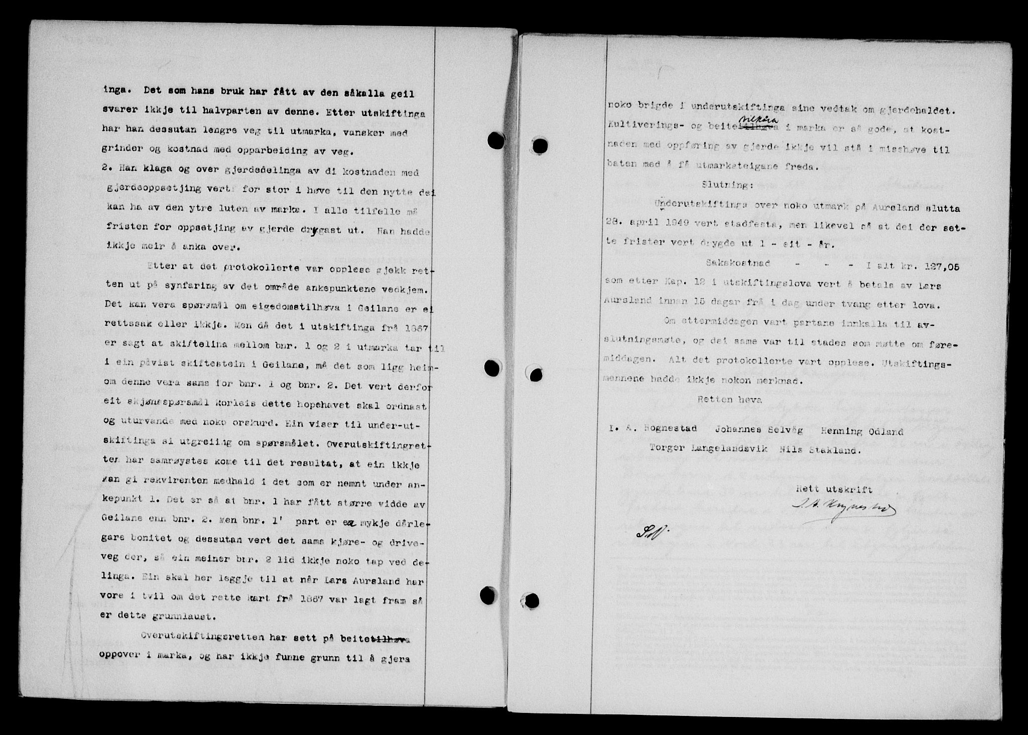 Karmsund sorenskriveri, SAST/A-100311/01/II/IIB/L0101: Mortgage book no. 81A, 1950-1951, Diary no: : 3587/1950