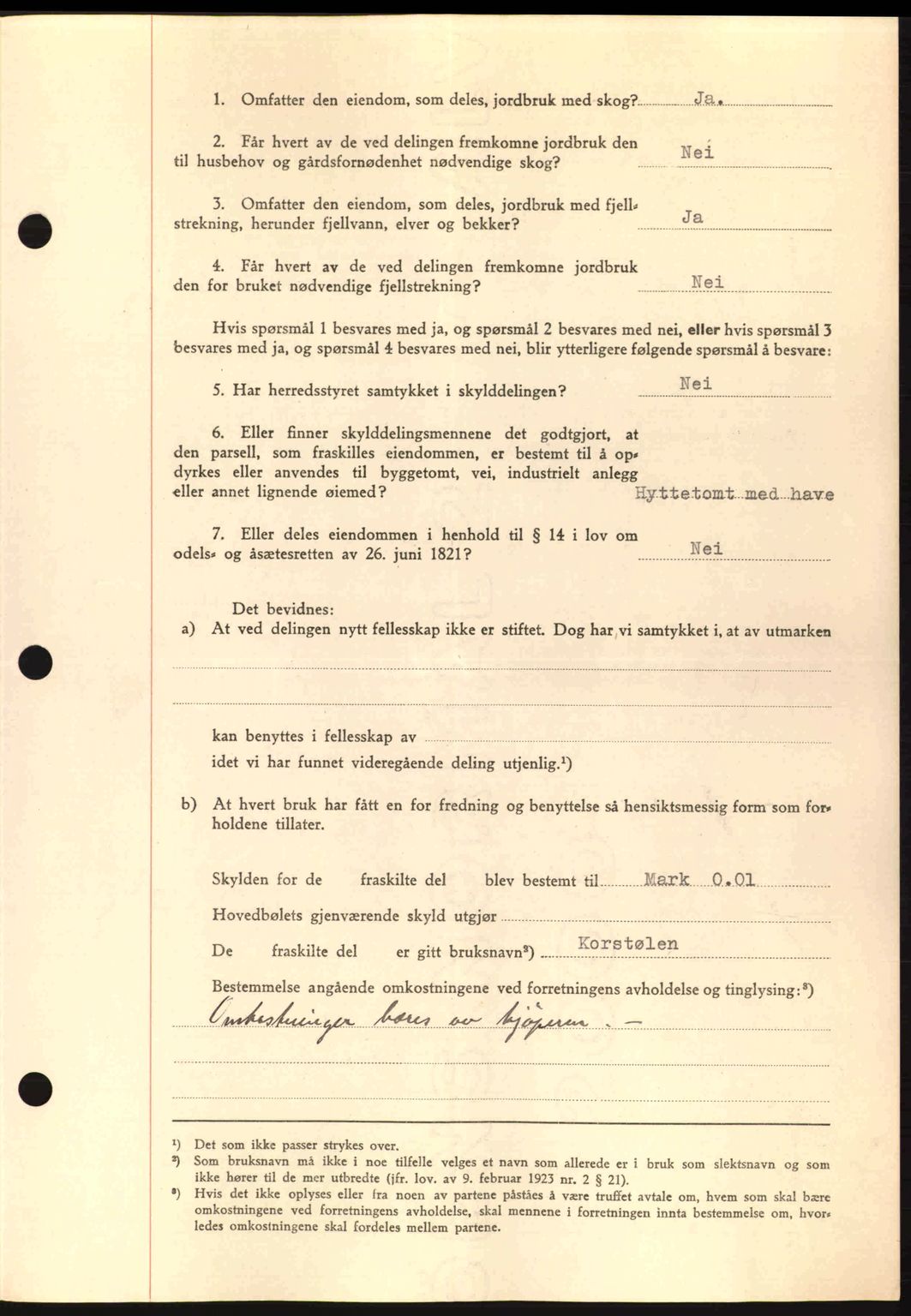 Romsdal sorenskriveri, AV/SAT-A-4149/1/2/2C: Mortgage book no. A14, 1943-1943, Diary no: : 1046/1943