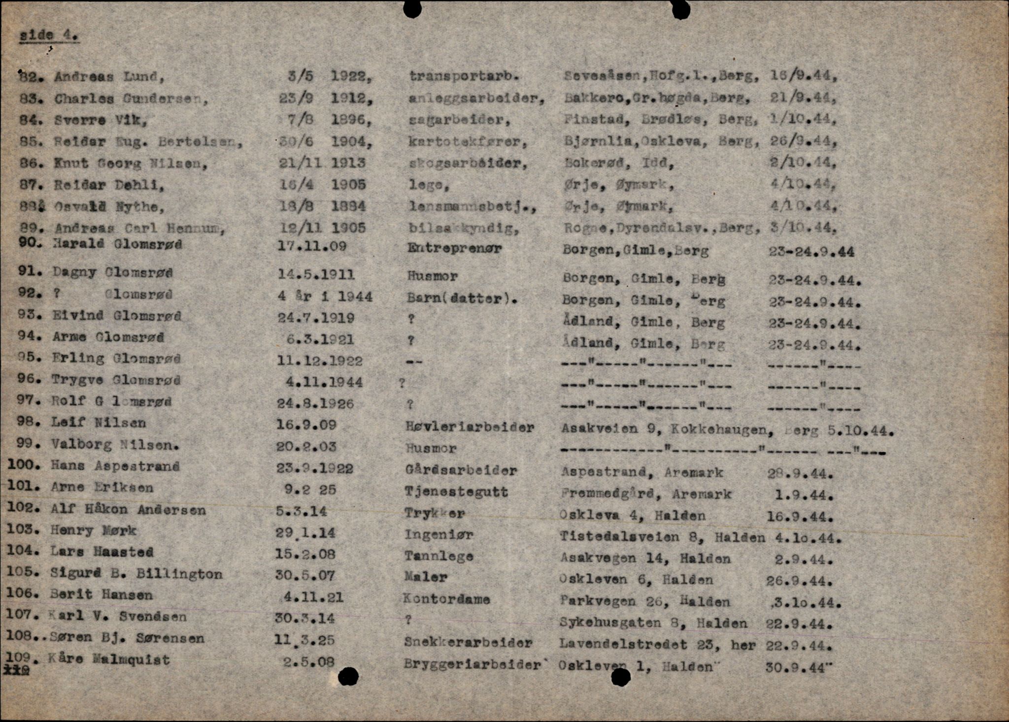 Forsvarets Overkommando. 2 kontor. Arkiv 11.4. Spredte tyske arkivsaker, AV/RA-RAFA-7031/D/Dar/Darc/L0006: BdSN, 1942-1945, p. 1329