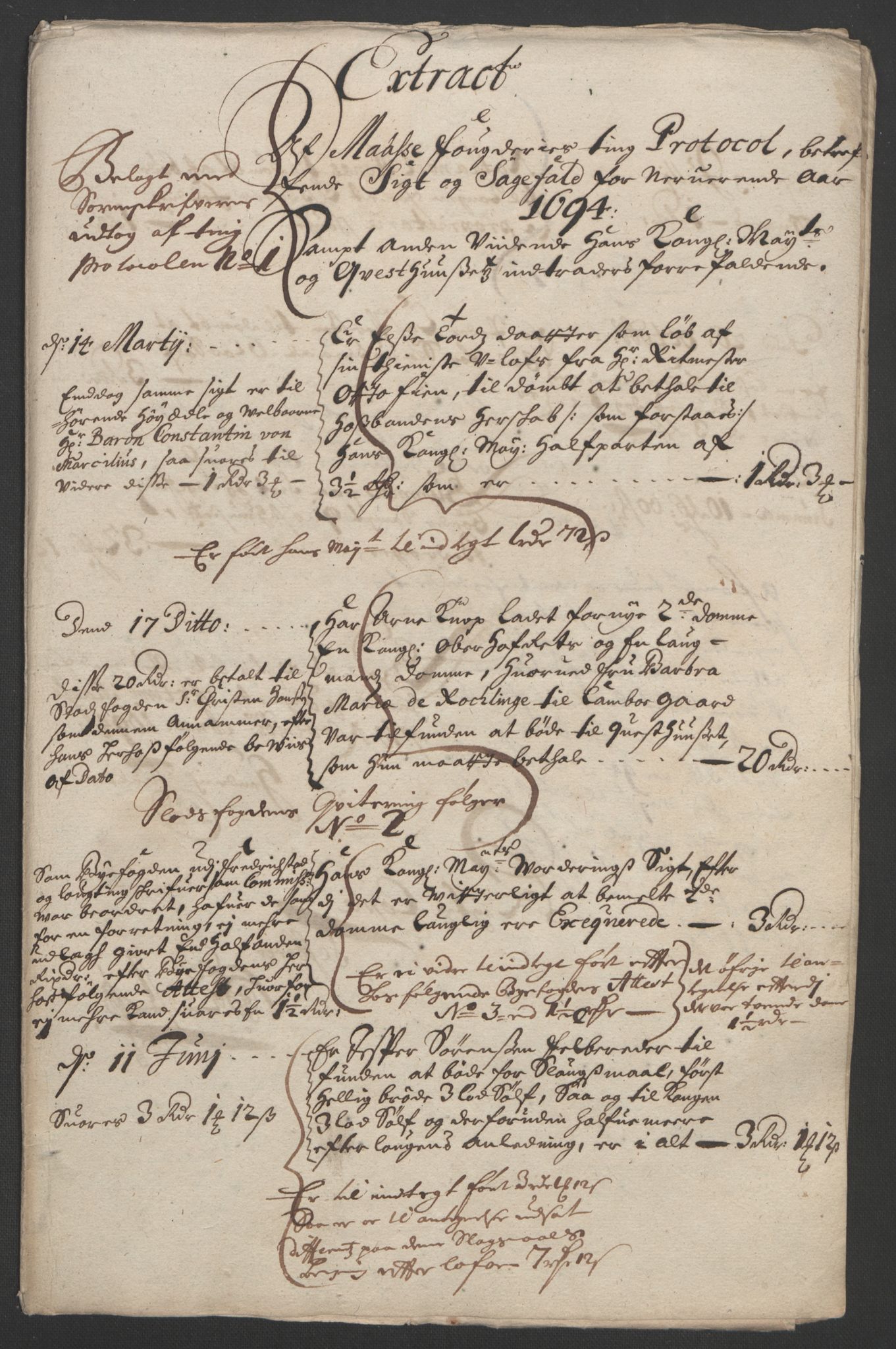 Rentekammeret inntil 1814, Reviderte regnskaper, Fogderegnskap, RA/EA-4092/R03/L0121: Fogderegnskap Onsøy, Tune, Veme og Åbygge fogderi, 1694, p. 72