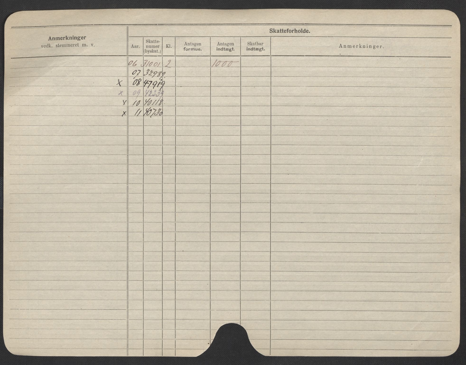 Oslo folkeregister, Registerkort, AV/SAO-A-11715/F/Fa/Fac/L0010: Menn, 1906-1914, p. 15b