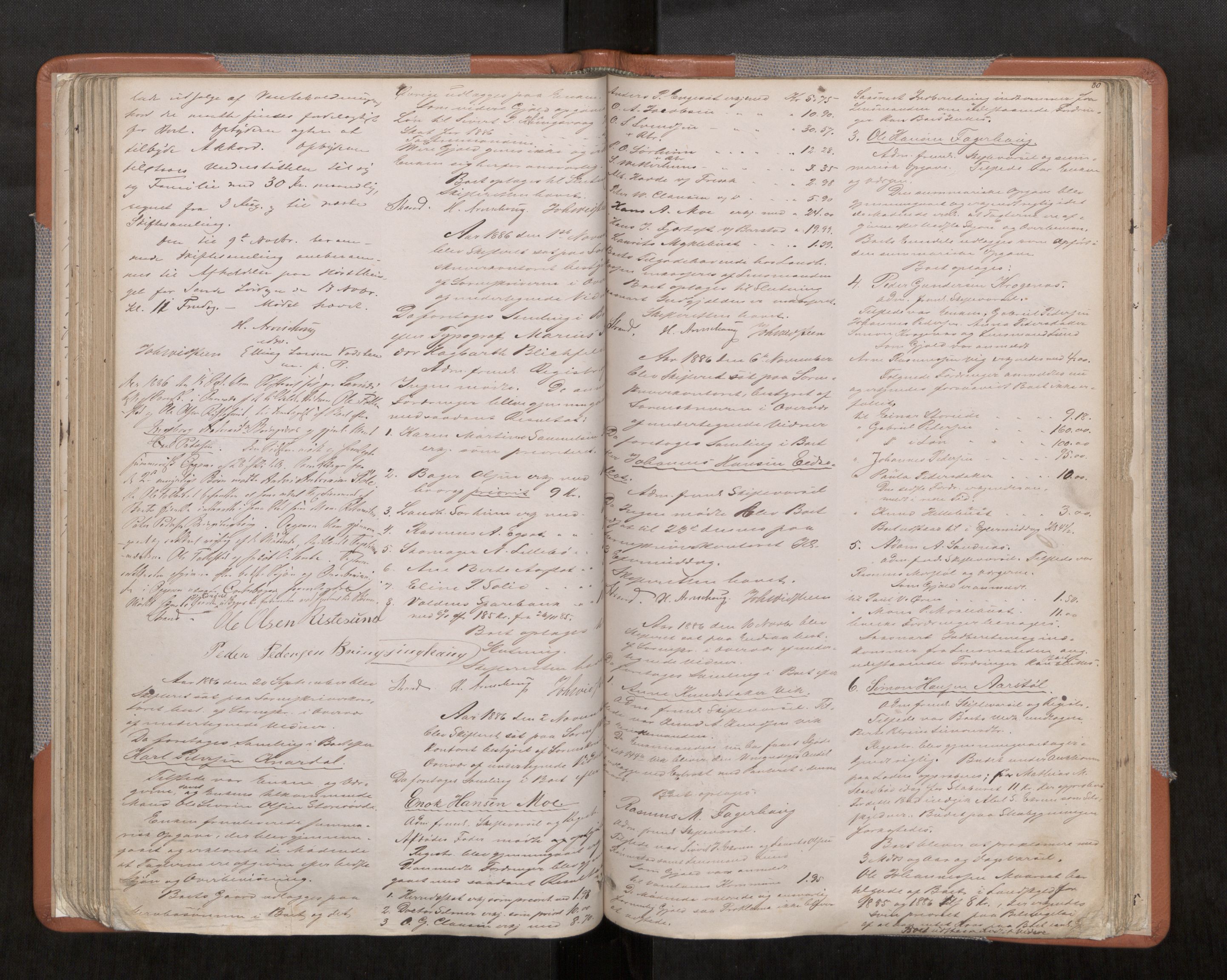Søre Sunnmøre sorenskriveri, AV/SAT-A-4122/1/3/3B/L0005: Skiftebehandlings- / Skifteforhandlingsprotokollar, 1879-1891, p. 80
