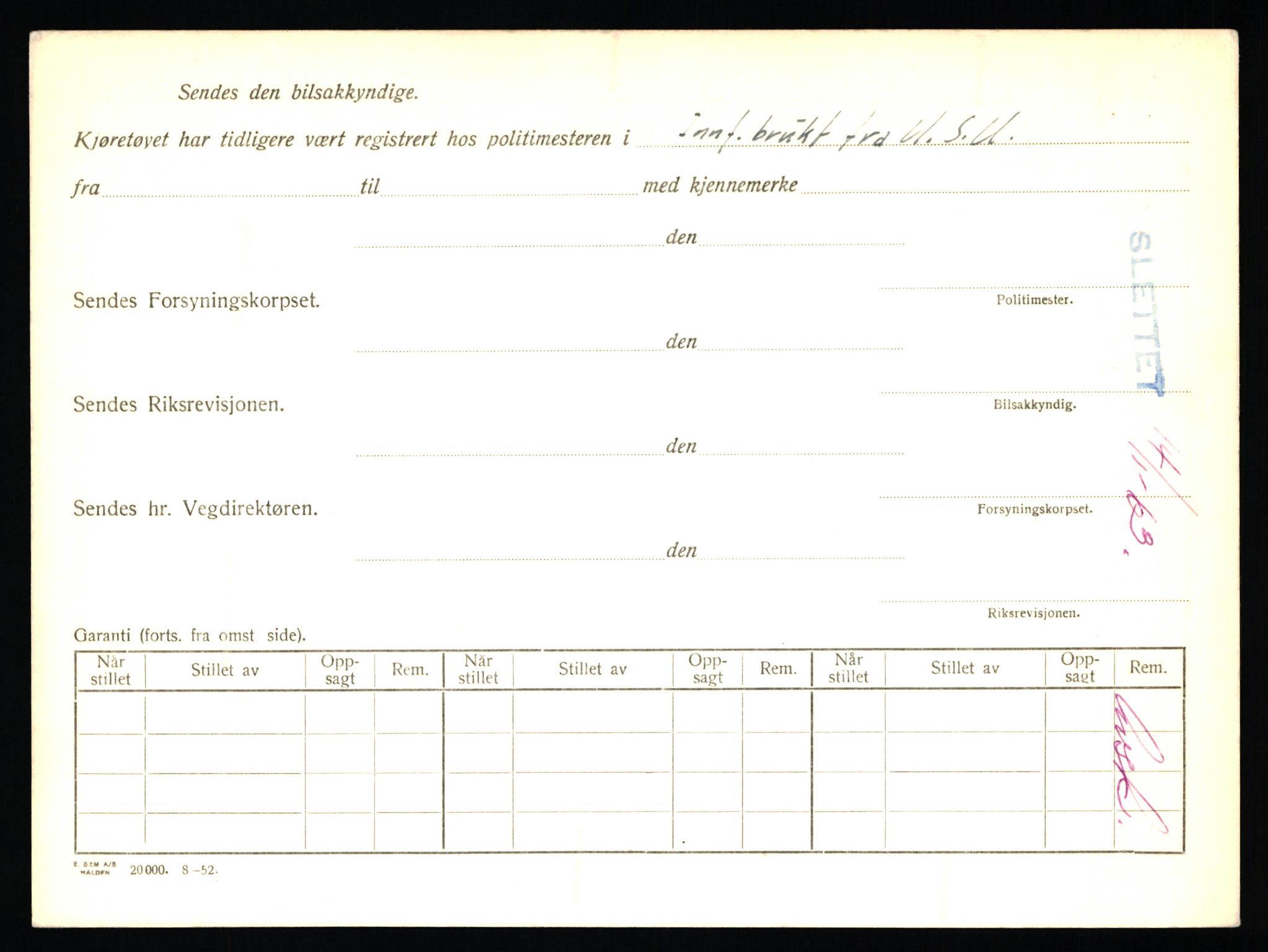 Stavanger trafikkstasjon, AV/SAST-A-101942/0/F/L0036: L-20000 - L-20499, 1930-1971, p. 74