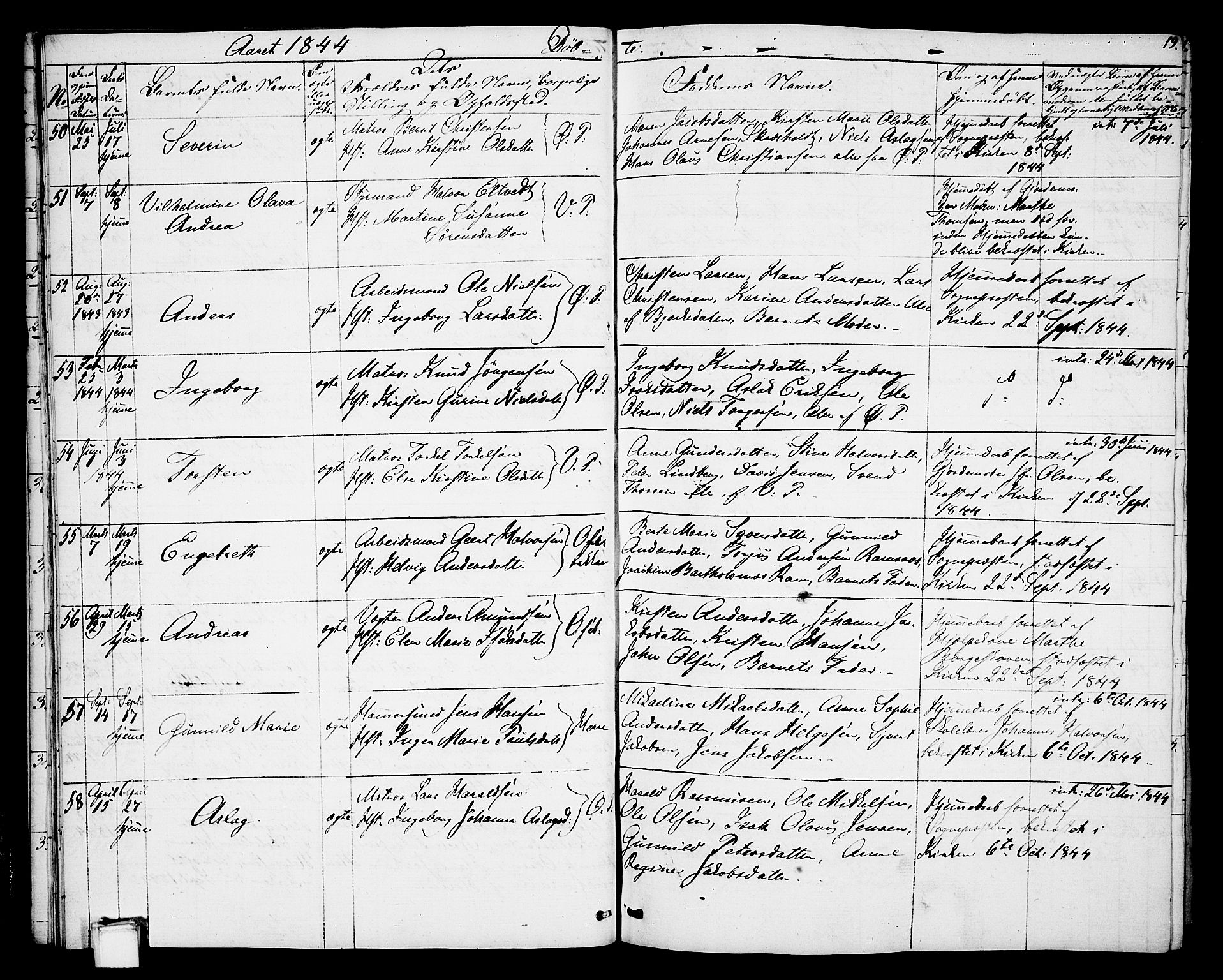 Porsgrunn kirkebøker , AV/SAKO-A-104/G/Gb/L0003: Parish register (copy) no. II 3, 1841-1852, p. 19