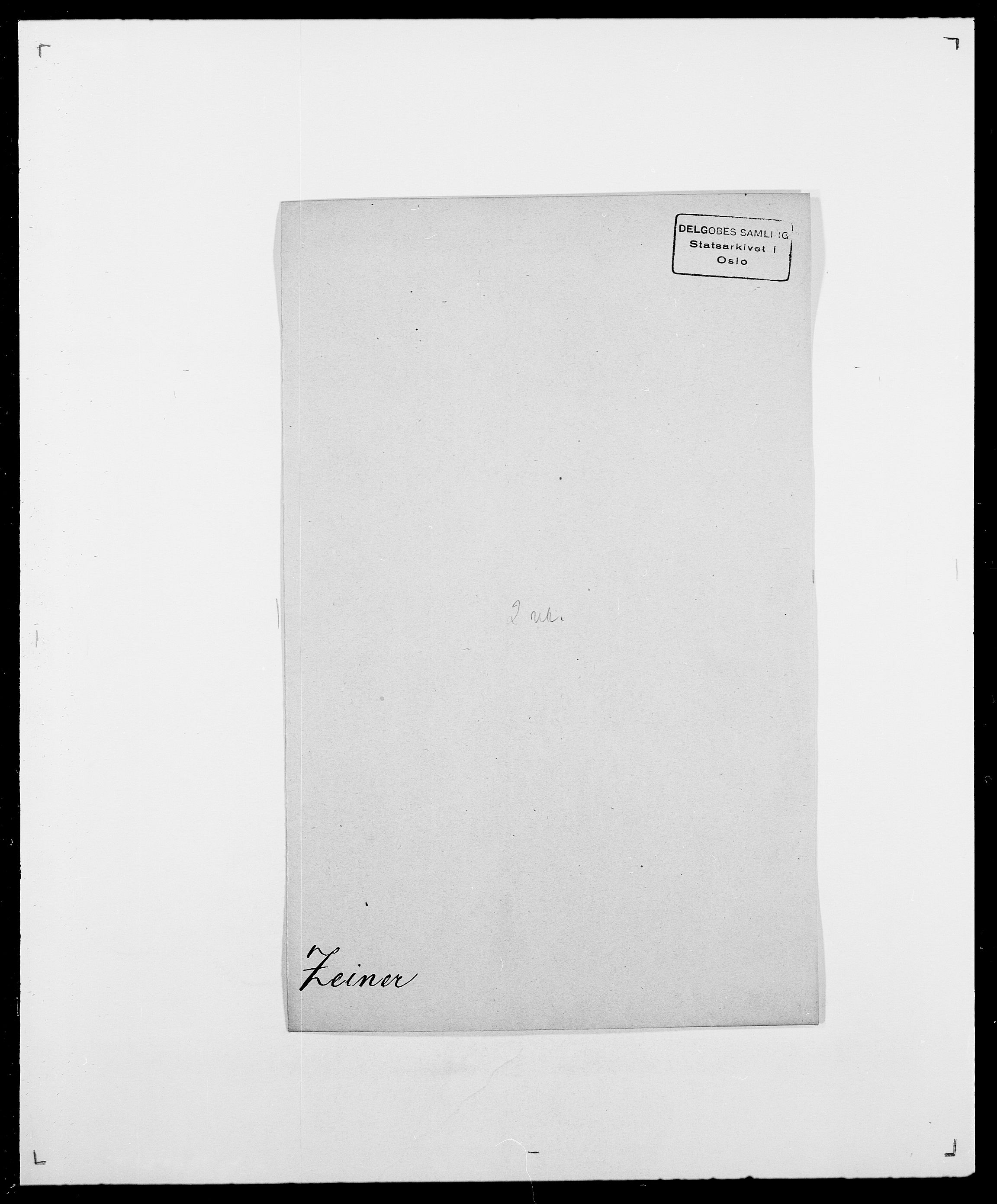 Delgobe, Charles Antoine - samling, SAO/PAO-0038/D/Da/L0043: Wulfsberg - v. Zanten, p. 105