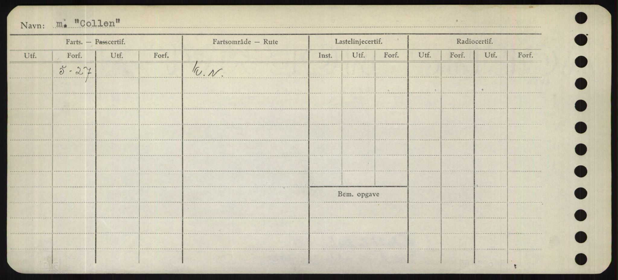 Sjøfartsdirektoratet med forløpere, Skipsmålingen, RA/S-1627/H/Hd/L0008: Fartøy, C-D, p. 100