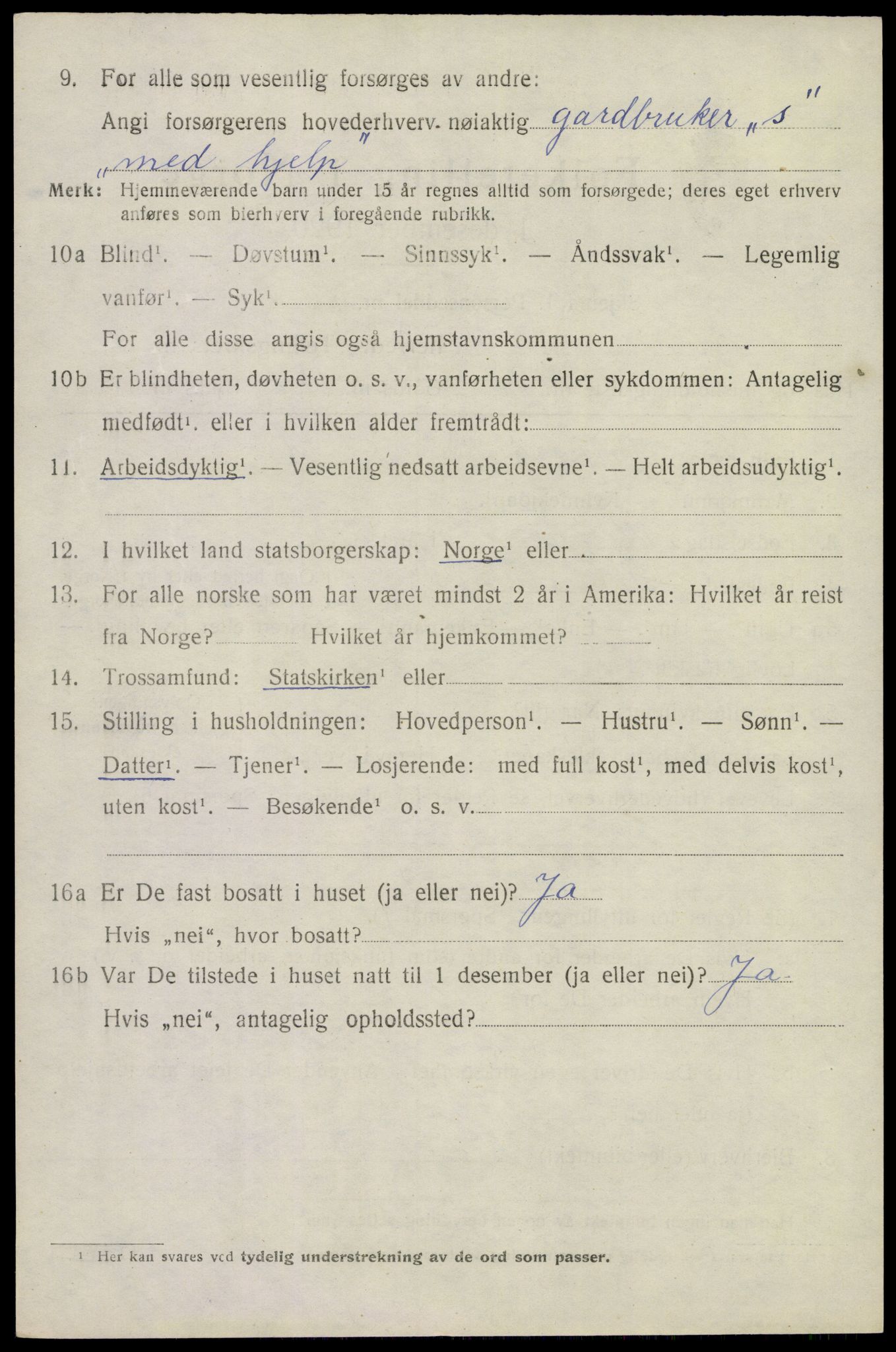 SAKO, 1920 census for Brunlanes, 1920, p. 7864