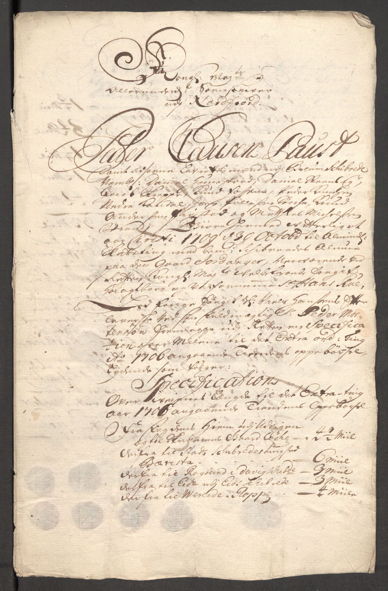 Rentekammeret inntil 1814, Reviderte regnskaper, Fogderegnskap, AV/RA-EA-4092/R53/L3430: Fogderegnskap Sunn- og Nordfjord, 1706-1707, p. 415