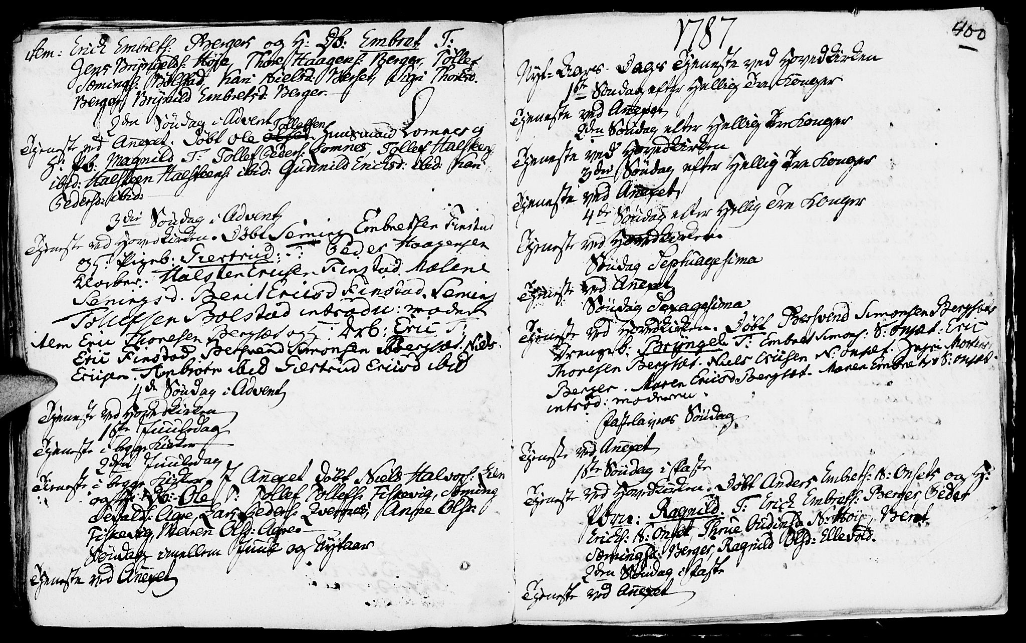 Rendalen prestekontor, AV/SAH-PREST-054/H/Ha/Haa/L0001: Parish register (official) no. 1, 1733-1787, p. 400