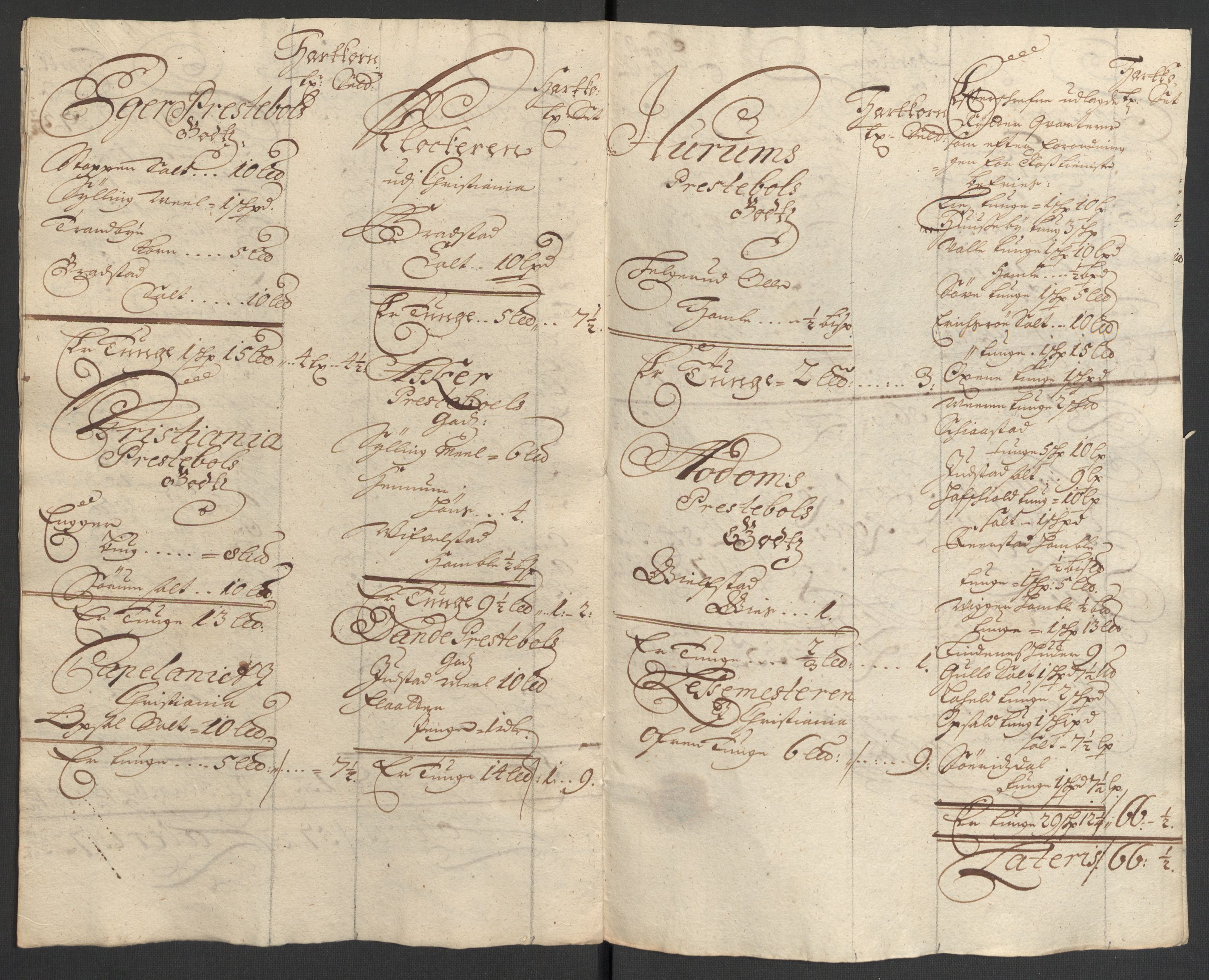 Rentekammeret inntil 1814, Reviderte regnskaper, Fogderegnskap, AV/RA-EA-4092/R30/L1697: Fogderegnskap Hurum, Røyken, Eiker og Lier, 1700-1701, p. 211