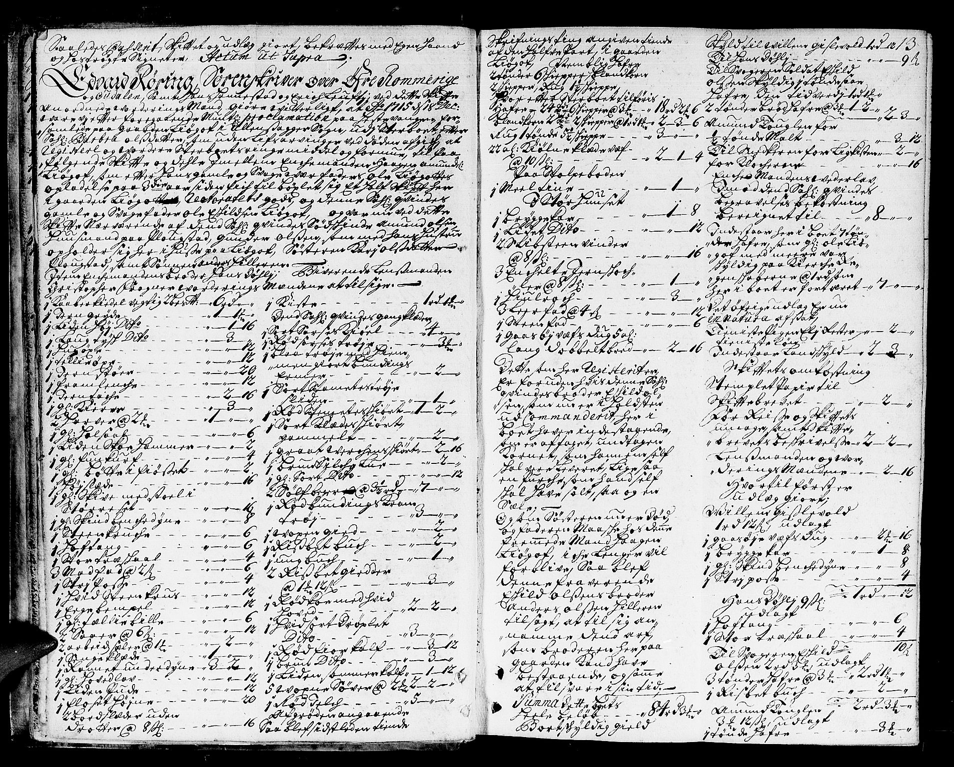 Øvre Romerike sorenskriveri, AV/SAO-A-10649/H/Hb/L0003: Skifteprotokoll nr. 3, 1715-1729, p. 12b-13a