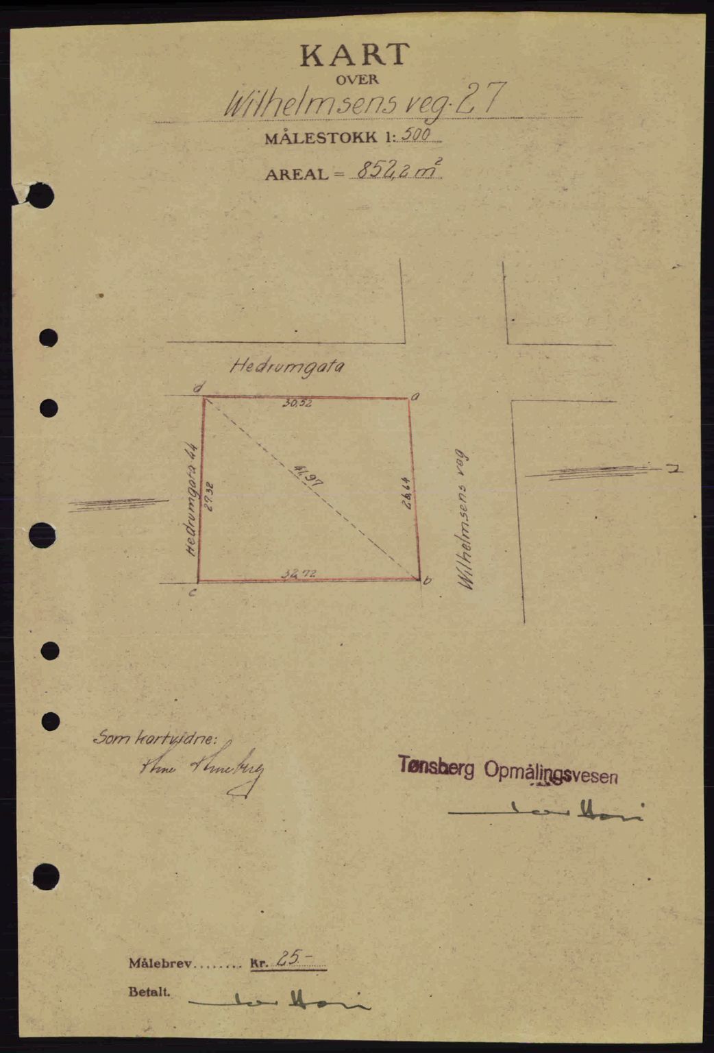 Tønsberg sorenskriveri, AV/SAKO-A-130/G/Ga/Gaa/L0016: Mortgage book no. A16, 1944-1945, Diary no: : 2092/1944