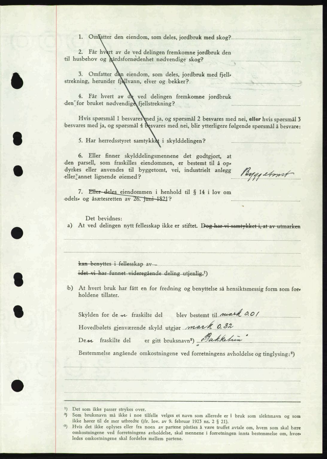Midhordland sorenskriveri, SAB/A-3001/1/G/Gb/Gbj/L0022: Mortgage book no. A41-43, 1946-1946, Diary no: : 1164/1946
