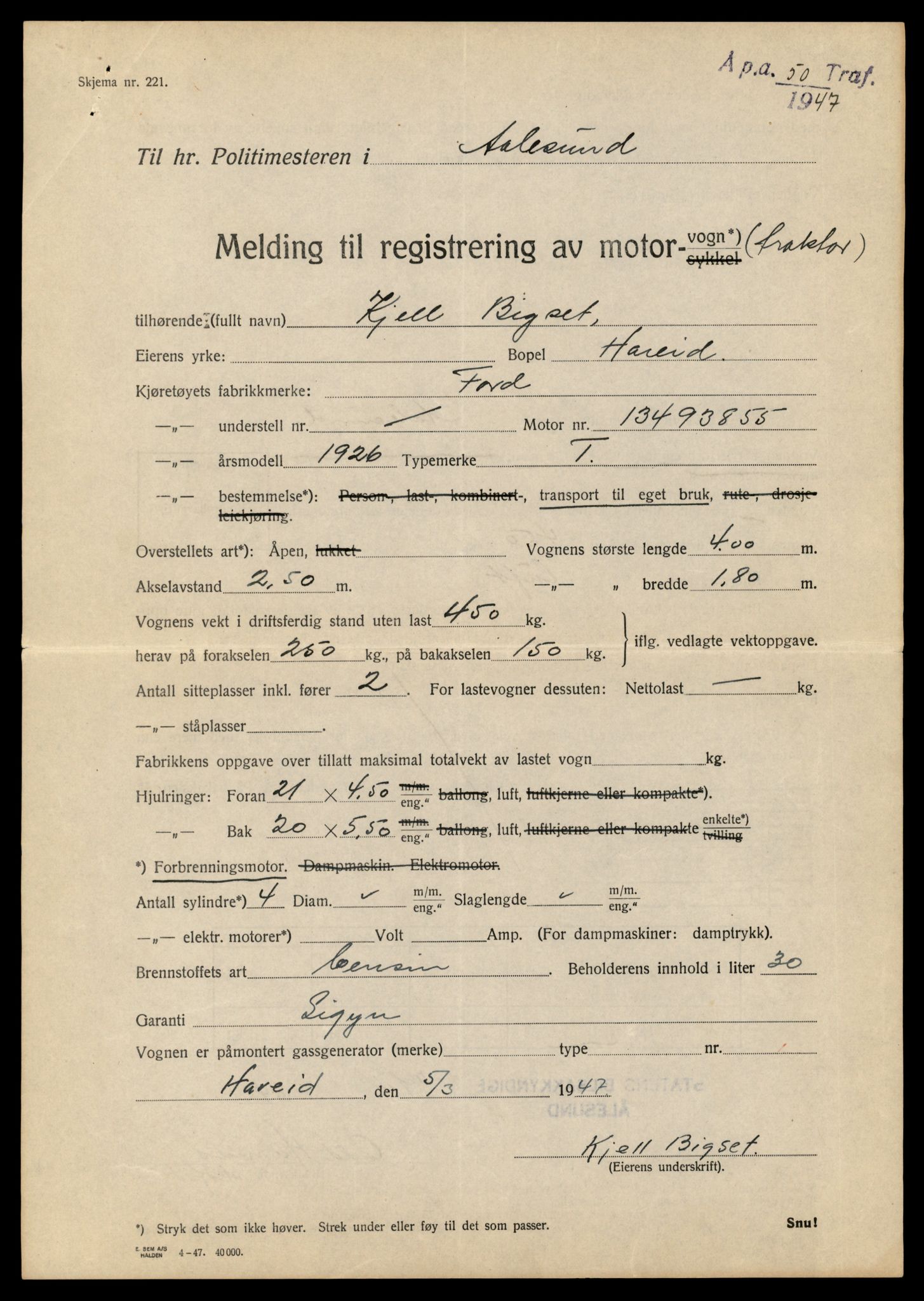 Møre og Romsdal vegkontor - Ålesund trafikkstasjon, AV/SAT-A-4099/F/Fe/L0018: Registreringskort for kjøretøy T 10091 - T 10227, 1927-1998, p. 2069