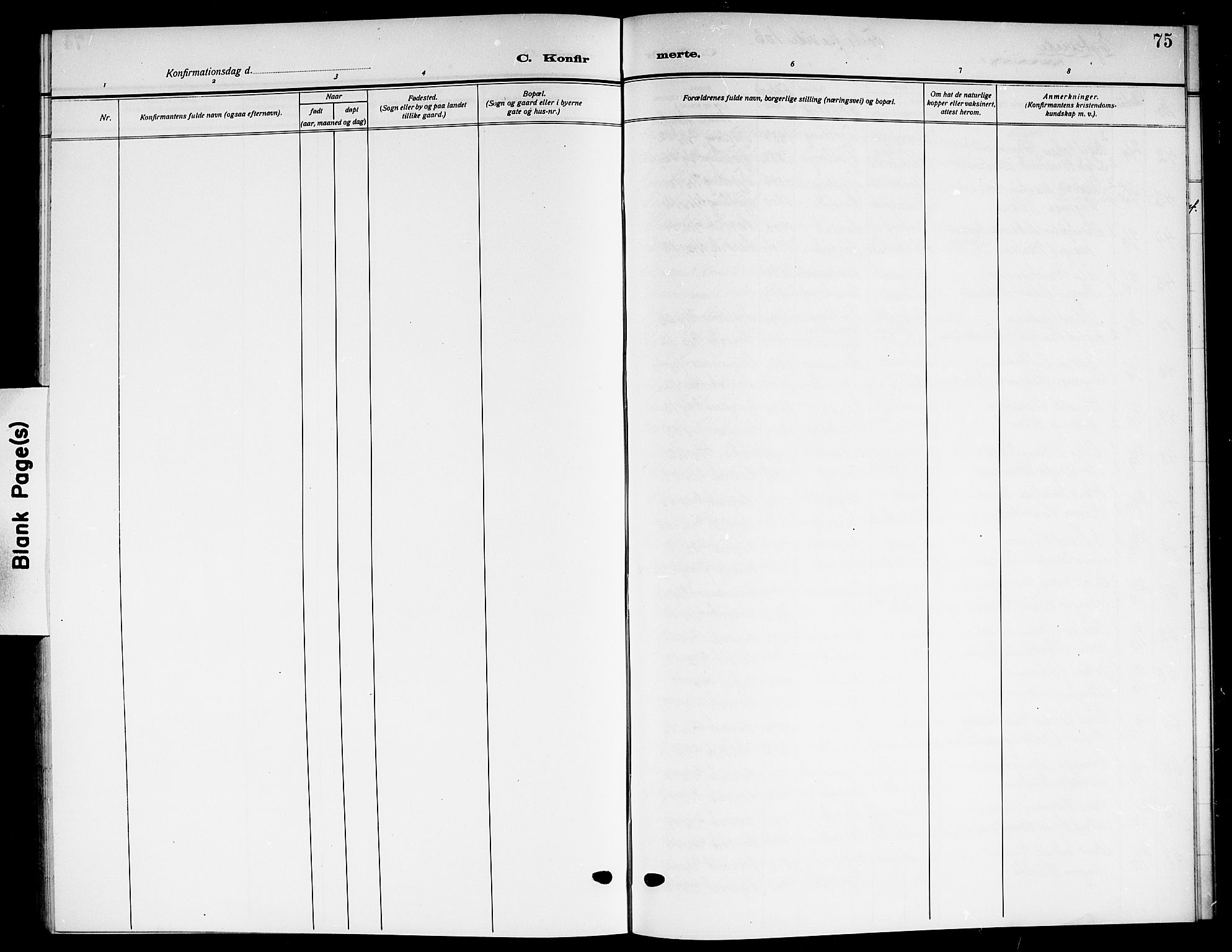 Larvik kirkebøker, AV/SAKO-A-352/G/Ga/L0009: Parish register (copy) no. I 9, 1918-1923, p. 75