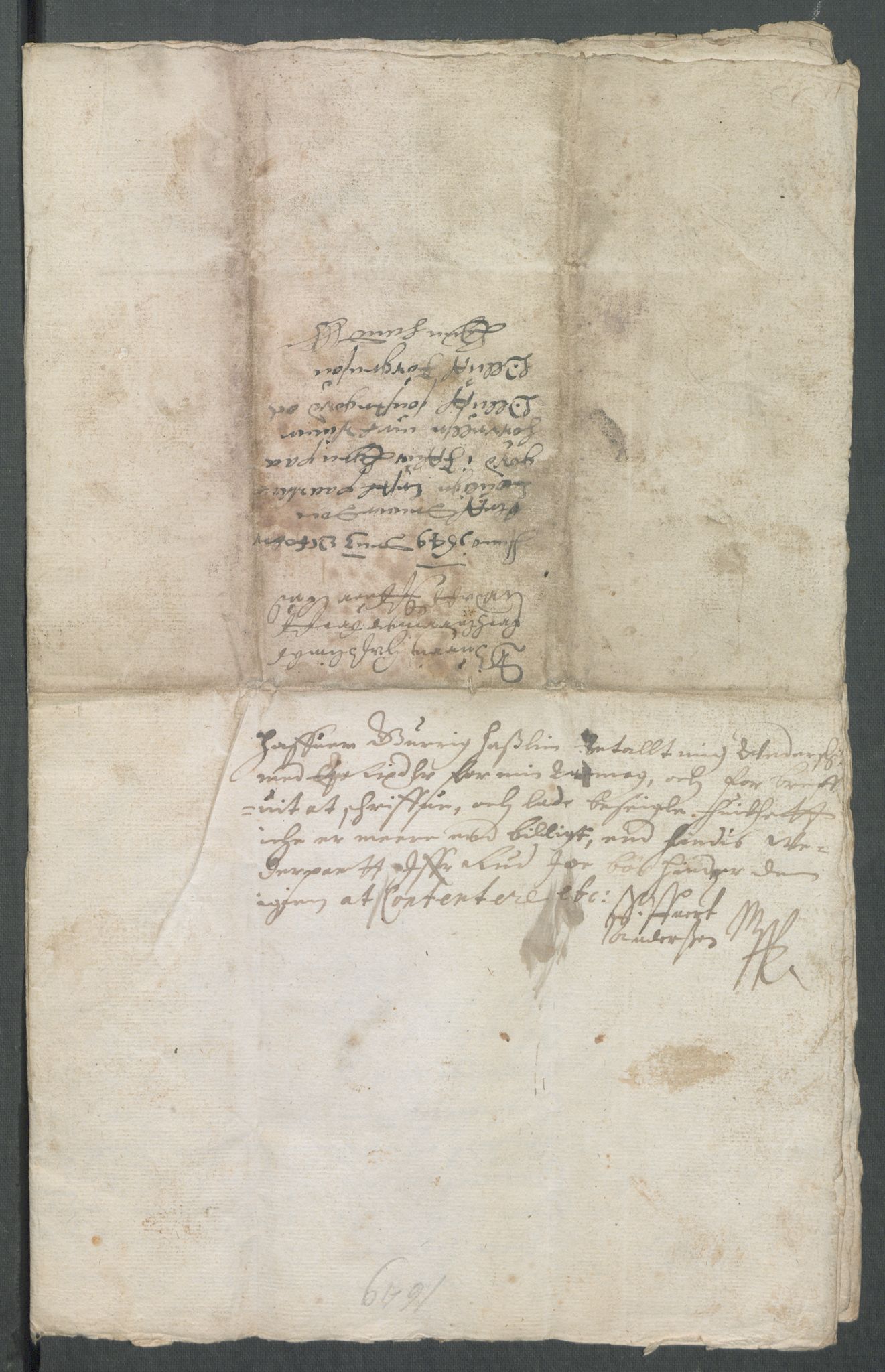 Riksarkivets diplomsamling, AV/RA-EA-5965/F02/L0162: Dokumenter, 1649, p. 55