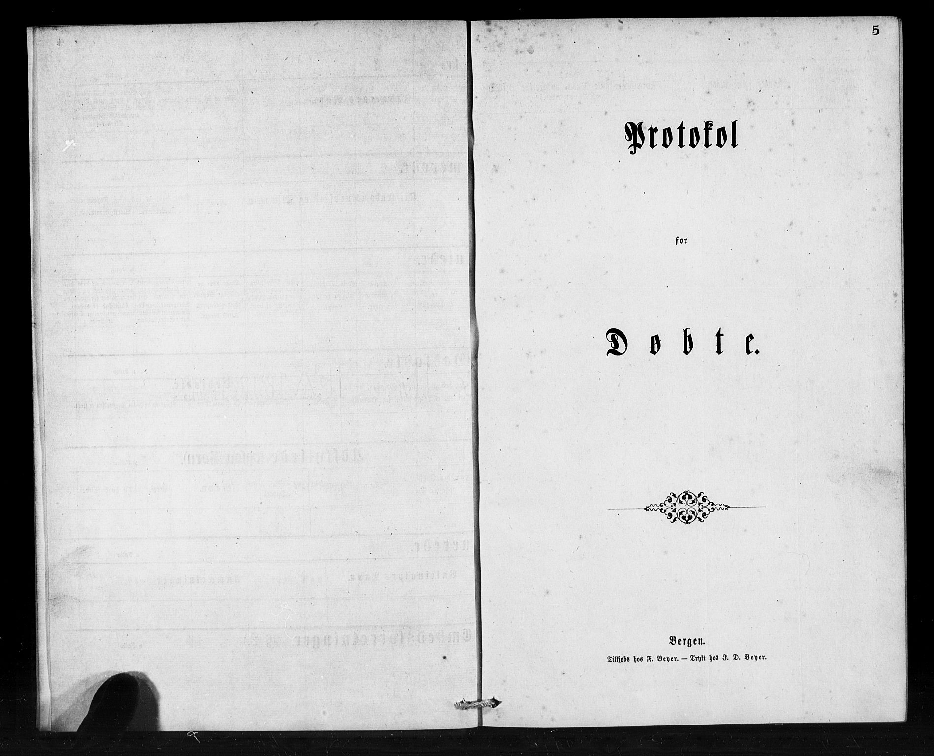 Den norske sjømannsmisjon i utlandet / Franske havner, SAB/SAB/PA-0108/H/Ha/Haa/L0001: Parish register (official) no. A 1, 1873-1889, p. 5