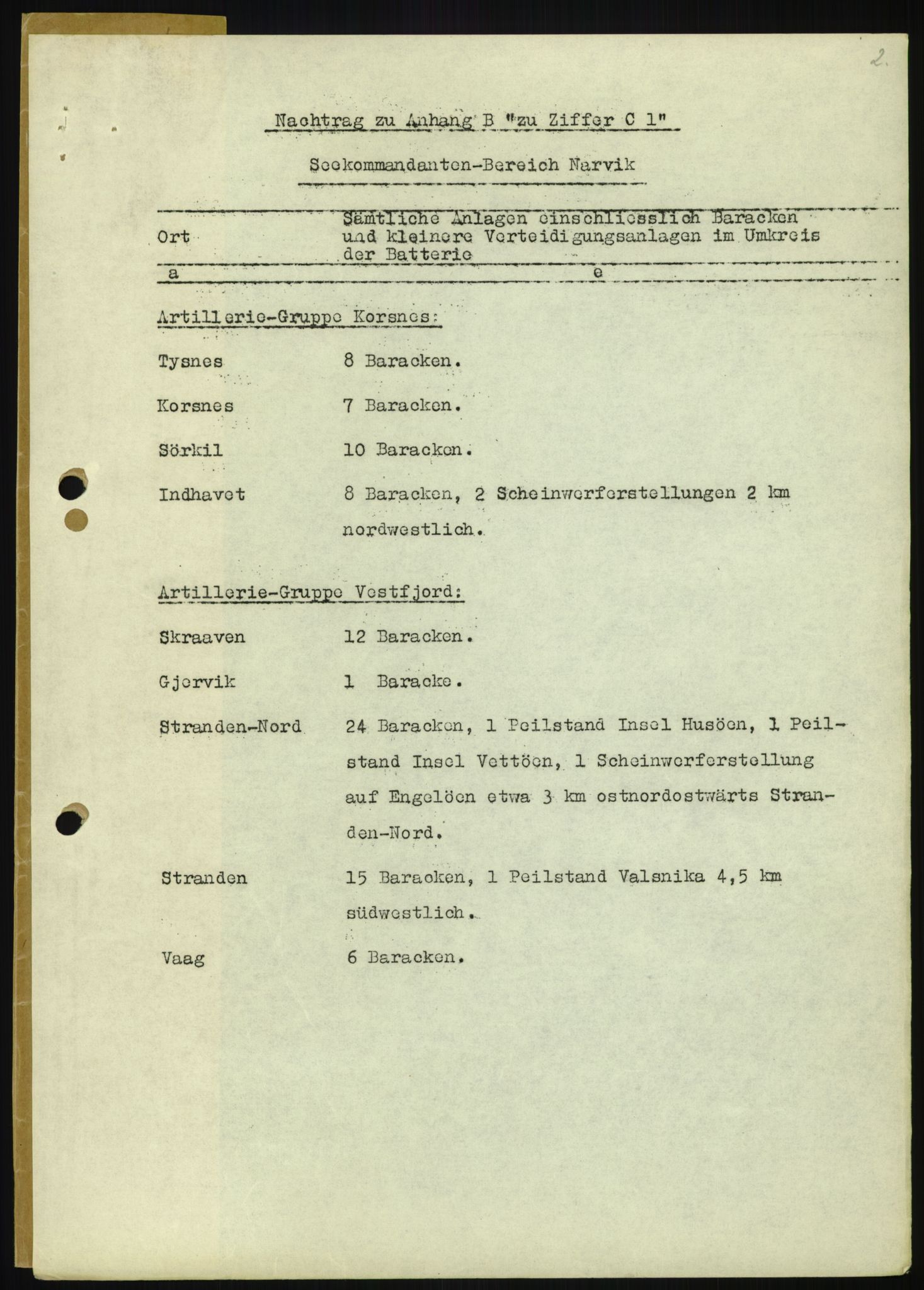 Forsvaret, Generalinspektør og sjefen for Kystartilleriet, AV/RA-RAFA-2045/F/Fa/L0016: Tyske oversiktskarter over festningsanlegg, 1940-1945, p. 45