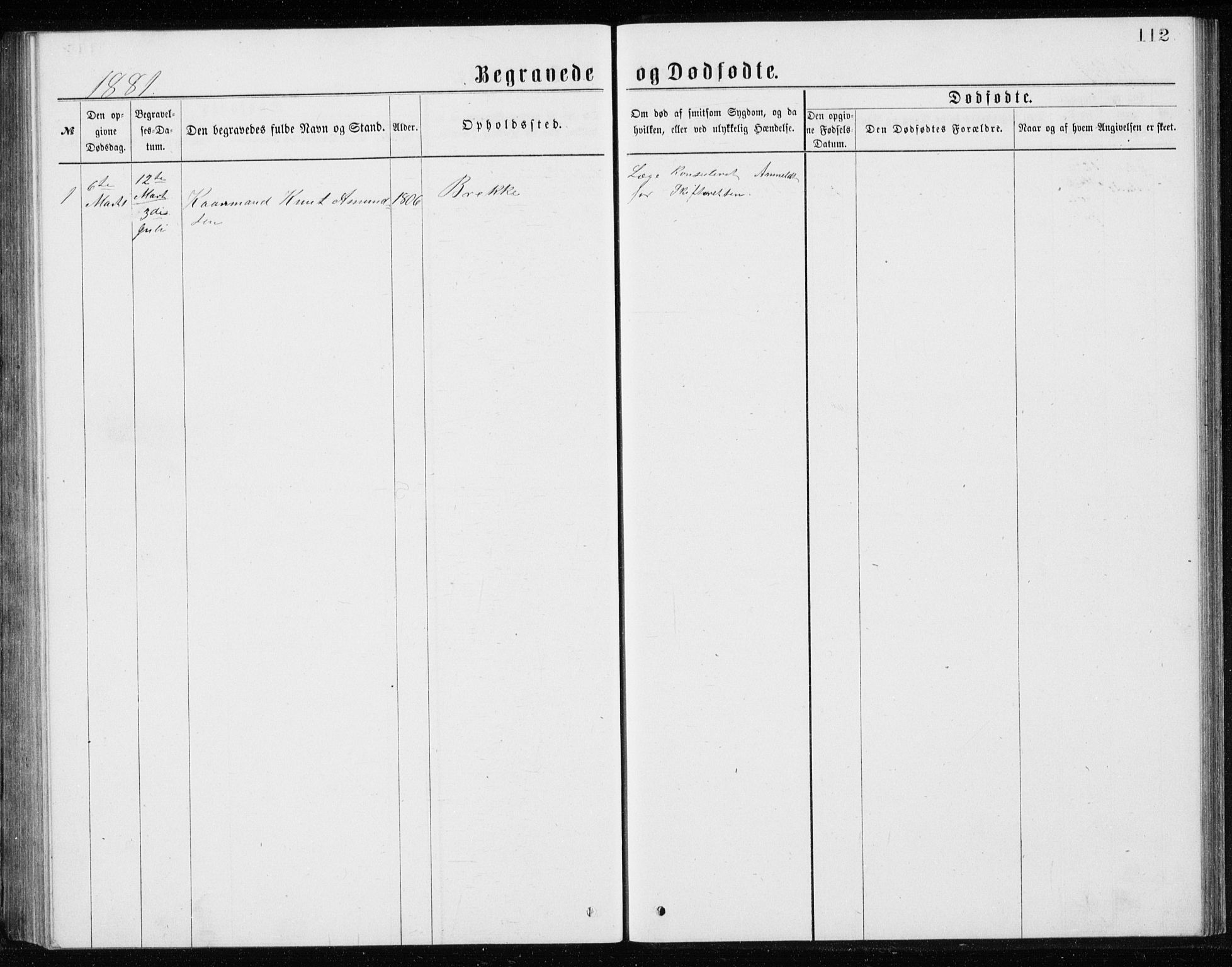 Ministerialprotokoller, klokkerbøker og fødselsregistre - Møre og Romsdal, AV/SAT-A-1454/508/L0097: Parish register (copy) no. 508C01, 1873-1897, p. 112