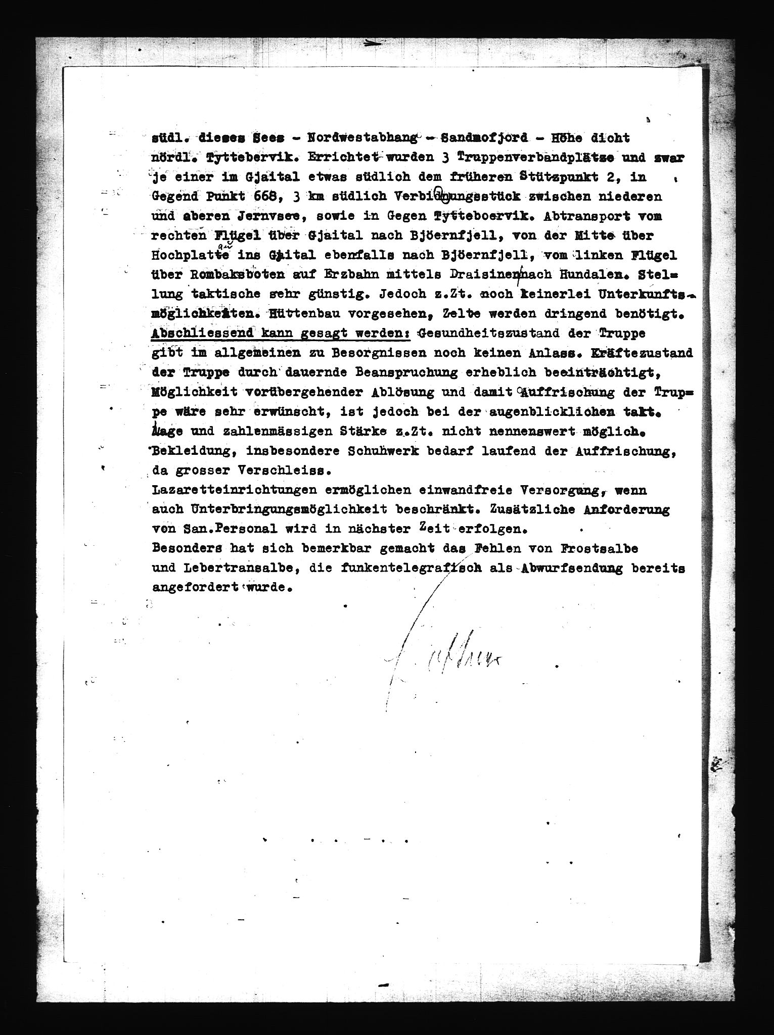 Documents Section, AV/RA-RAFA-2200/V/L0086: Amerikansk mikrofilm "Captured German Documents".
Box No. 725.  FKA jnr. 601/1954., 1940, p. 397