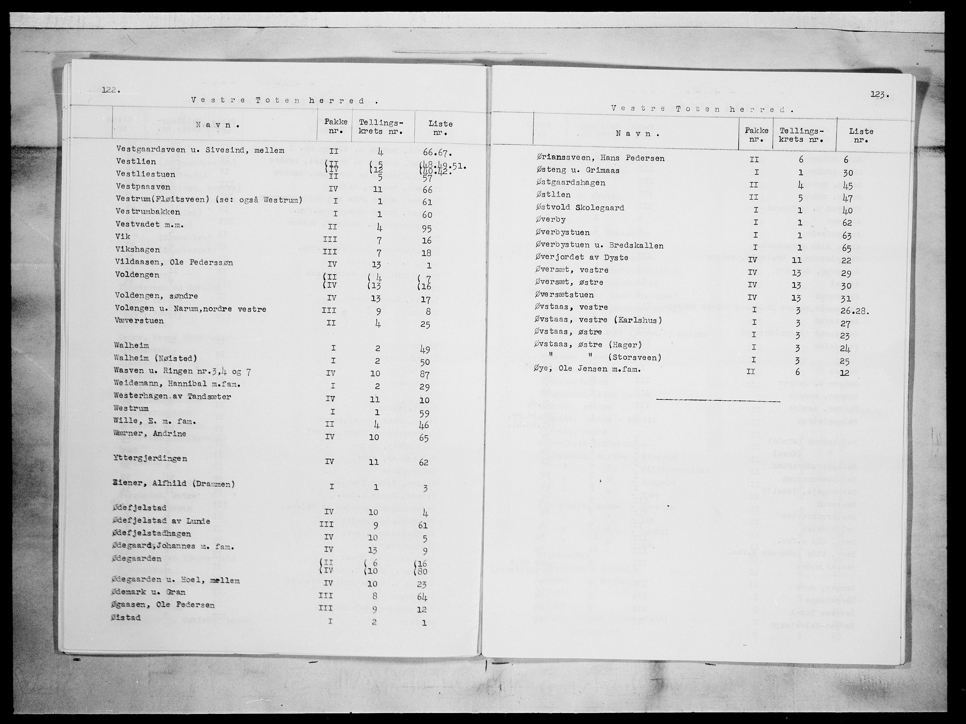 SAH, 1875 census for 0529P Vestre Toten, 1875, p. 21