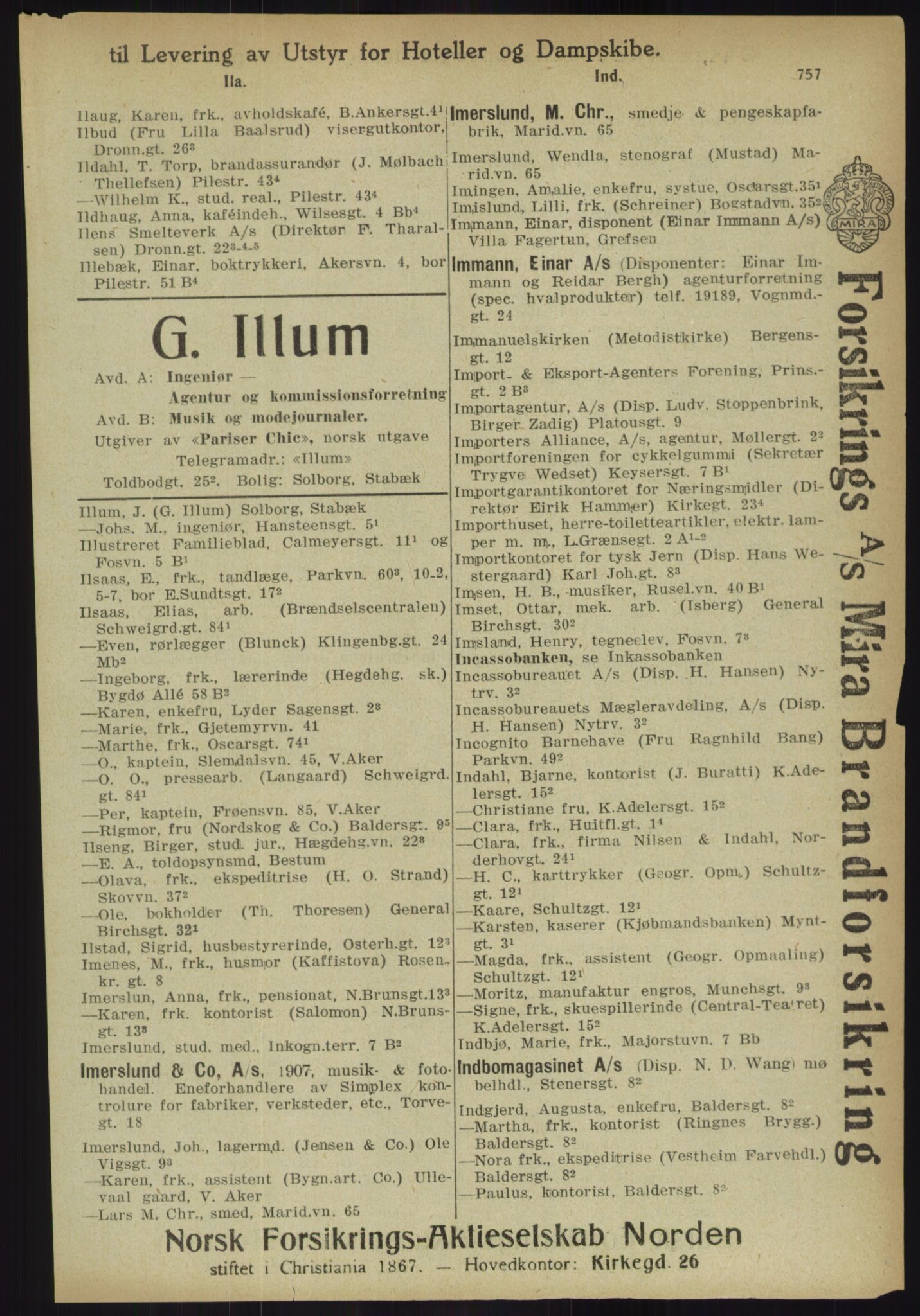 Kristiania/Oslo adressebok, PUBL/-, 1918, p. 782