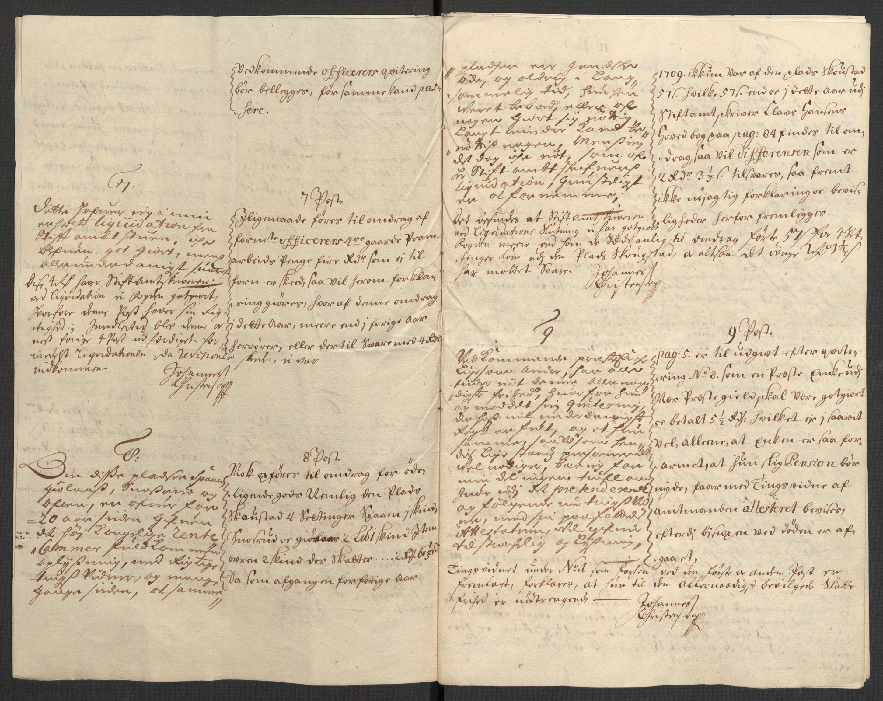 Rentekammeret inntil 1814, Reviderte regnskaper, Fogderegnskap, RA/EA-4092/R23/L1468: Fogderegnskap Ringerike og Hallingdal, 1709-1710, p. 436