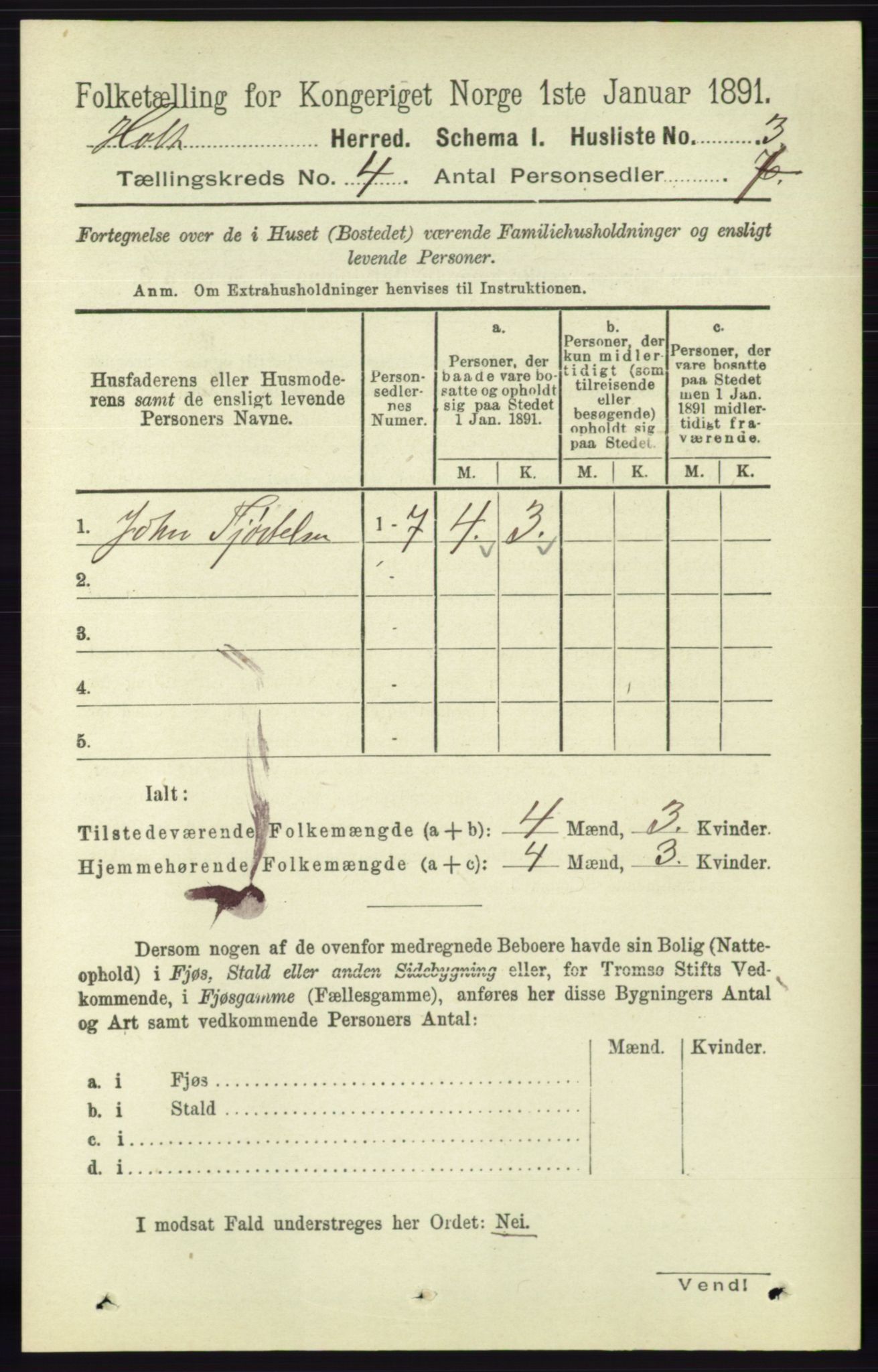 RA, 1891 census for 0914 Holt, 1891, p. 1546