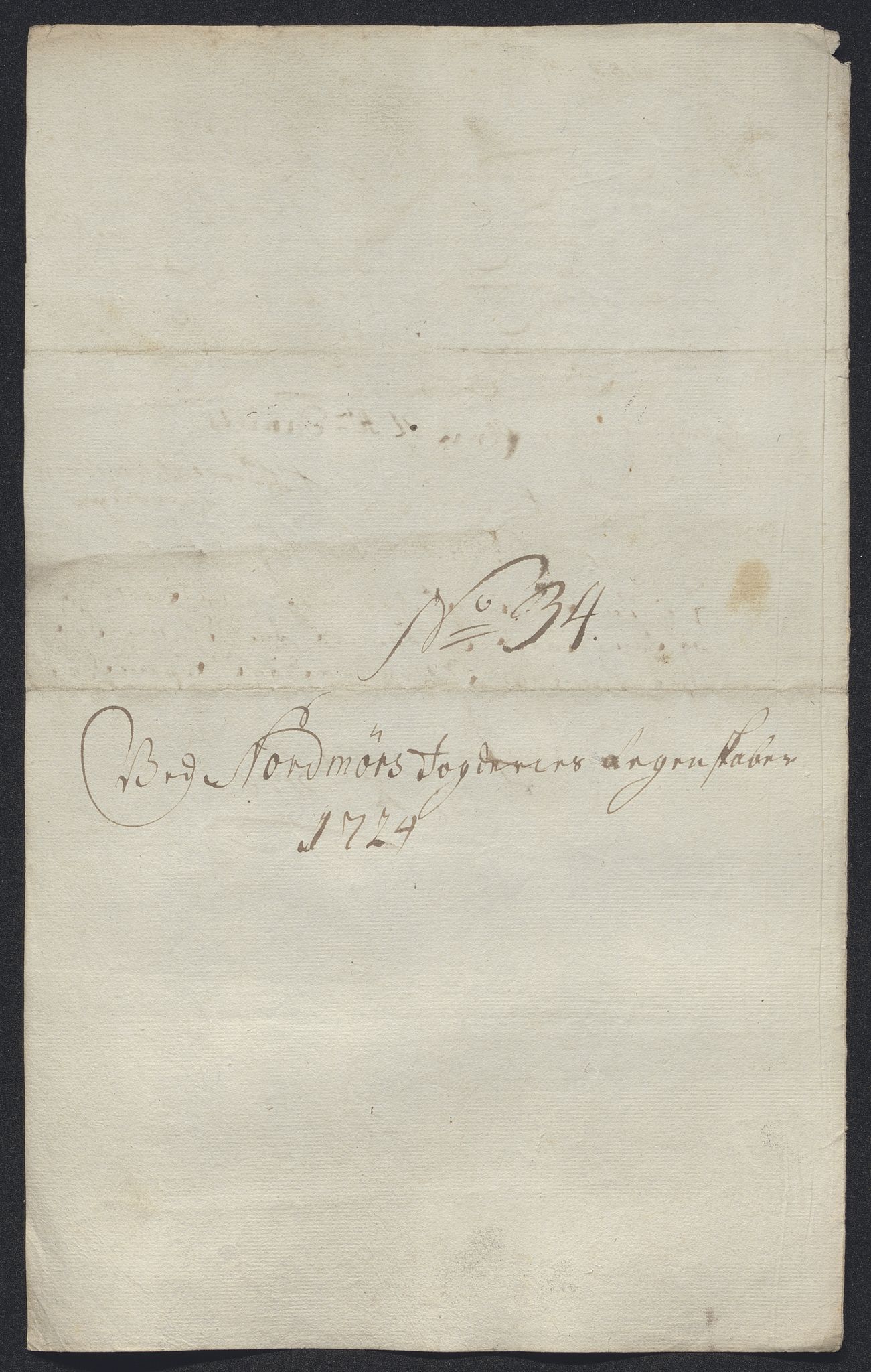 Rentekammeret inntil 1814, Reviderte regnskaper, Fogderegnskap, RA/EA-4092/R56/L3757: Fogderegnskap Nordmøre, 1724, p. 252
