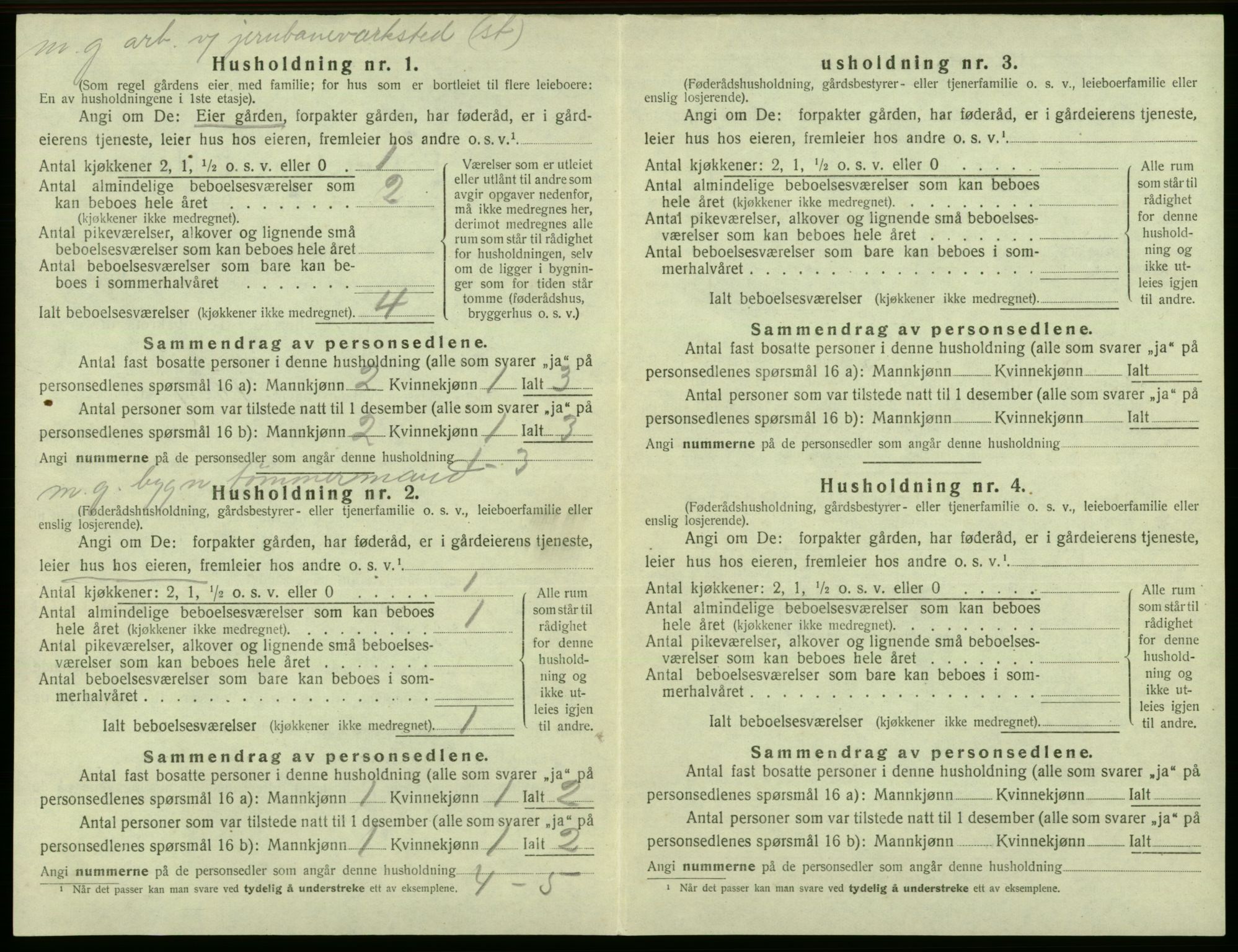 SAB, 1920 census for Fana, 1920, p. 187