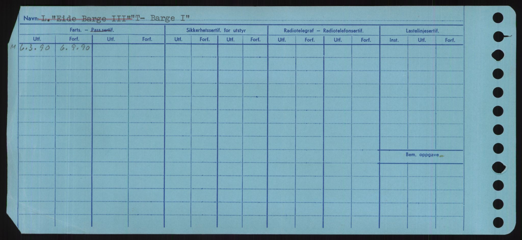 Sjøfartsdirektoratet med forløpere, Skipsmålingen, RA/S-1627/H/Hd/L0038: Fartøy, T-Th, p. 2