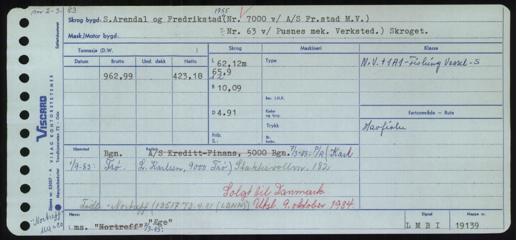 Sjøfartsdirektoratet med forløpere, Skipsmålingen, RA/S-1627/H/Hd/L0041: Fartøy, Vi-Ås, p. 495
