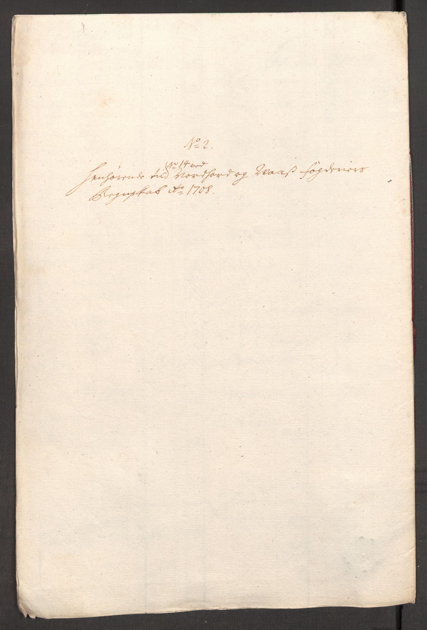 Rentekammeret inntil 1814, Reviderte regnskaper, Fogderegnskap, AV/RA-EA-4092/R51/L3189: Fogderegnskap Nordhordland og Voss, 1708, p. 277