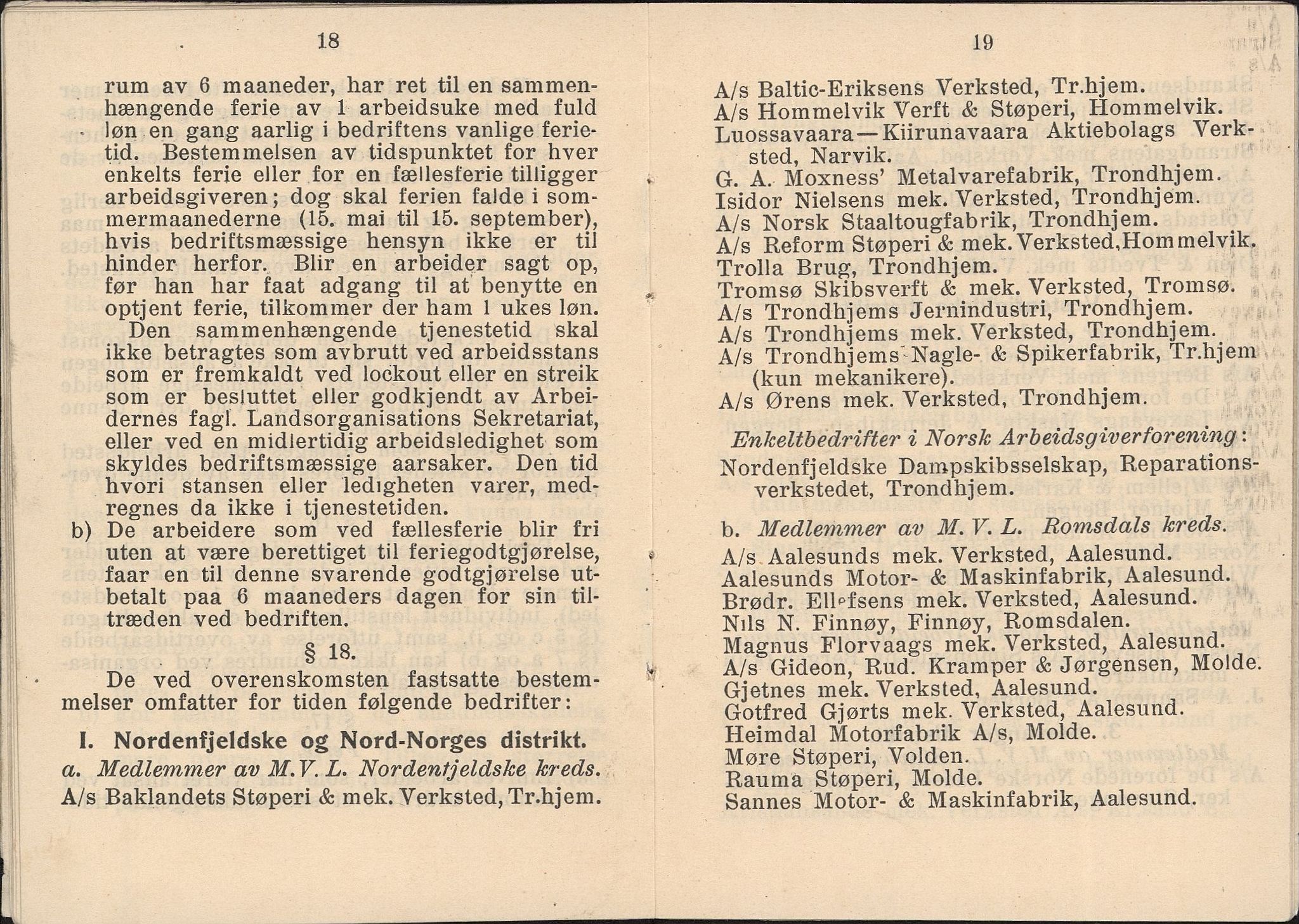 Norsk jern- og metallarbeiderforbund, AAB/ARK-1659/O/L0001/0005: Verkstedsoverenskomsten / Verkstedsoverenskomsten, 1919