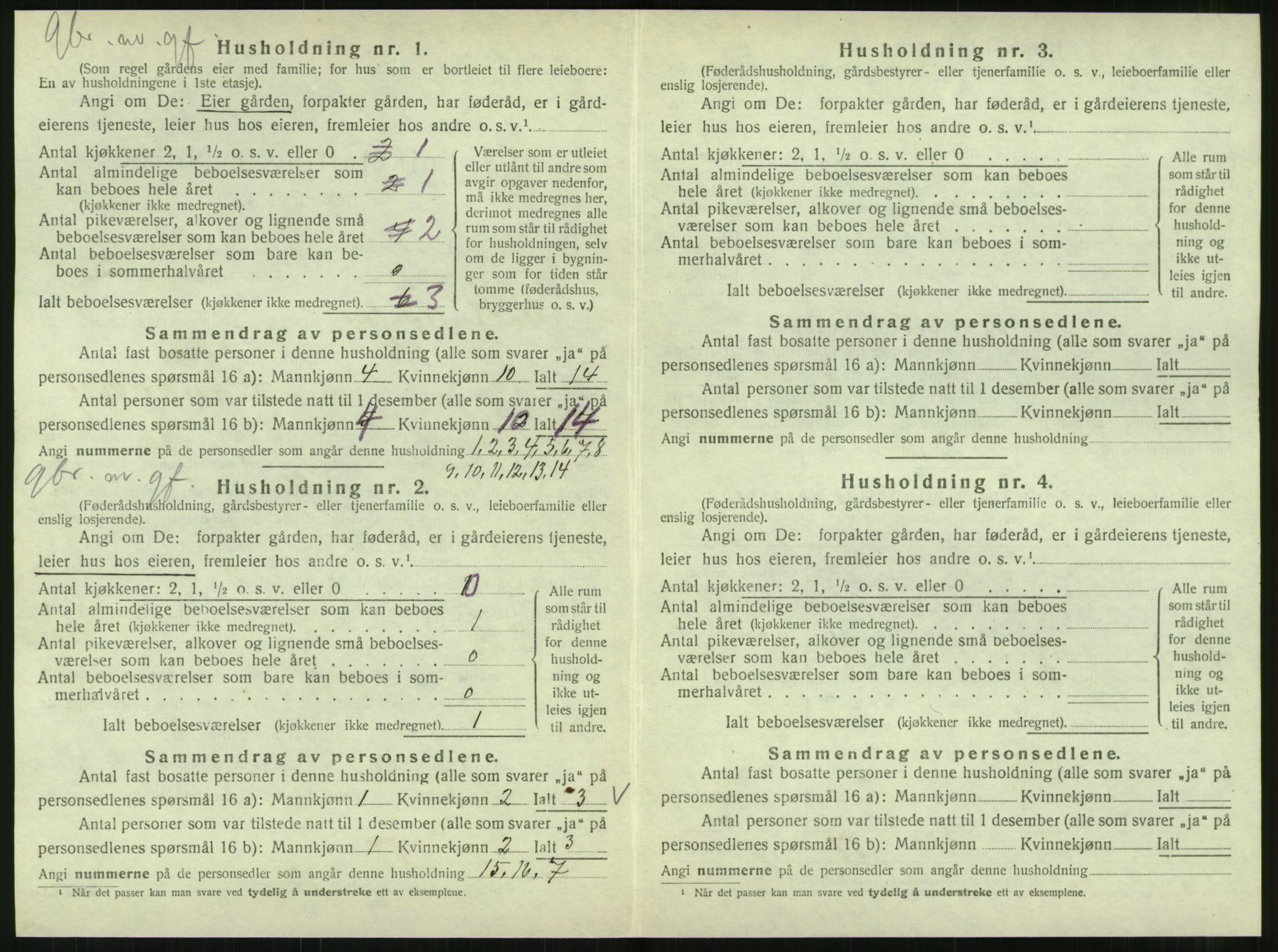 SAT, 1920 census for Hattfjelldal, 1920, p. 359