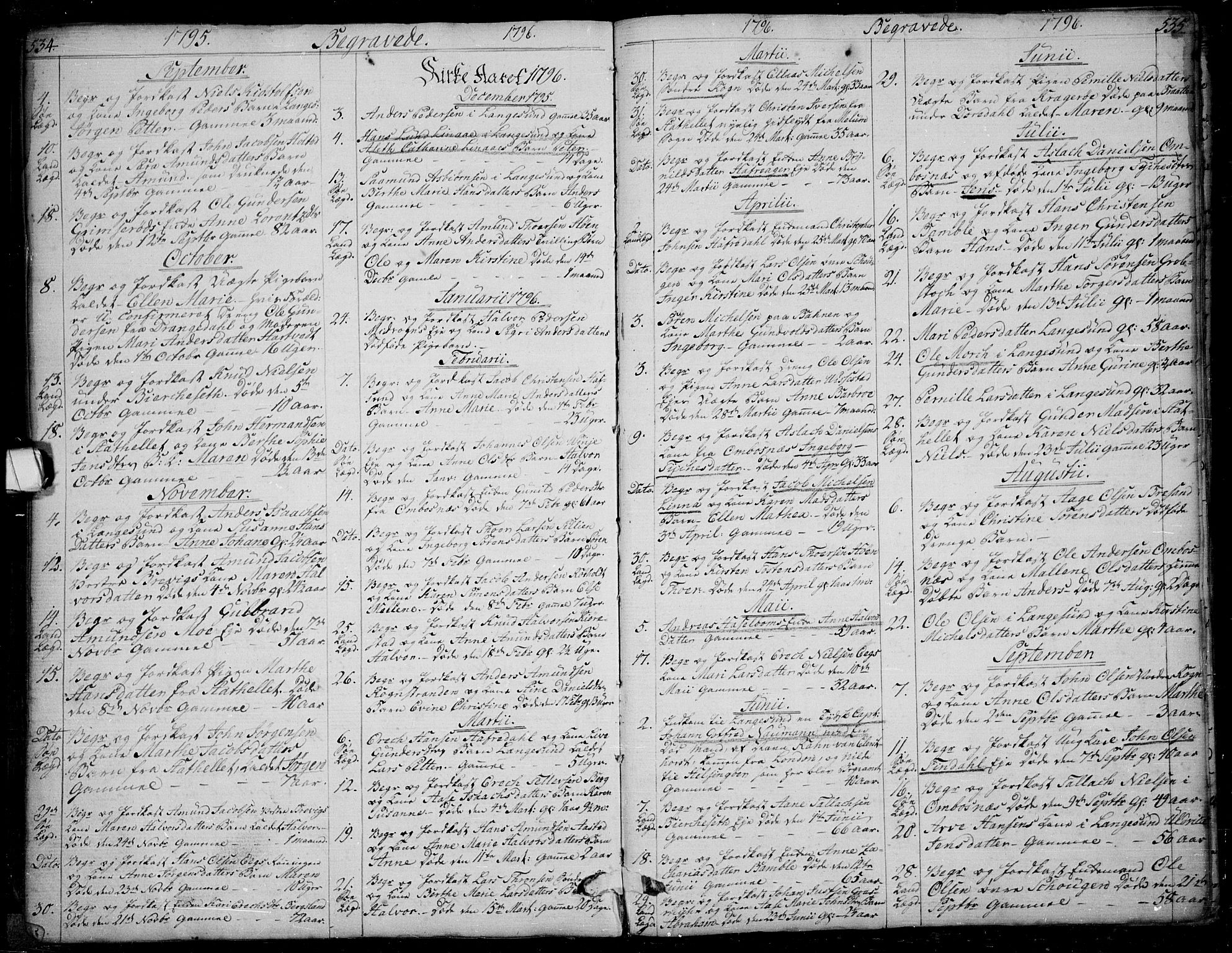 Bamble kirkebøker, SAKO/A-253/F/Fa/L0002: Parish register (official) no. I 2, 1775-1814, p. 534-535