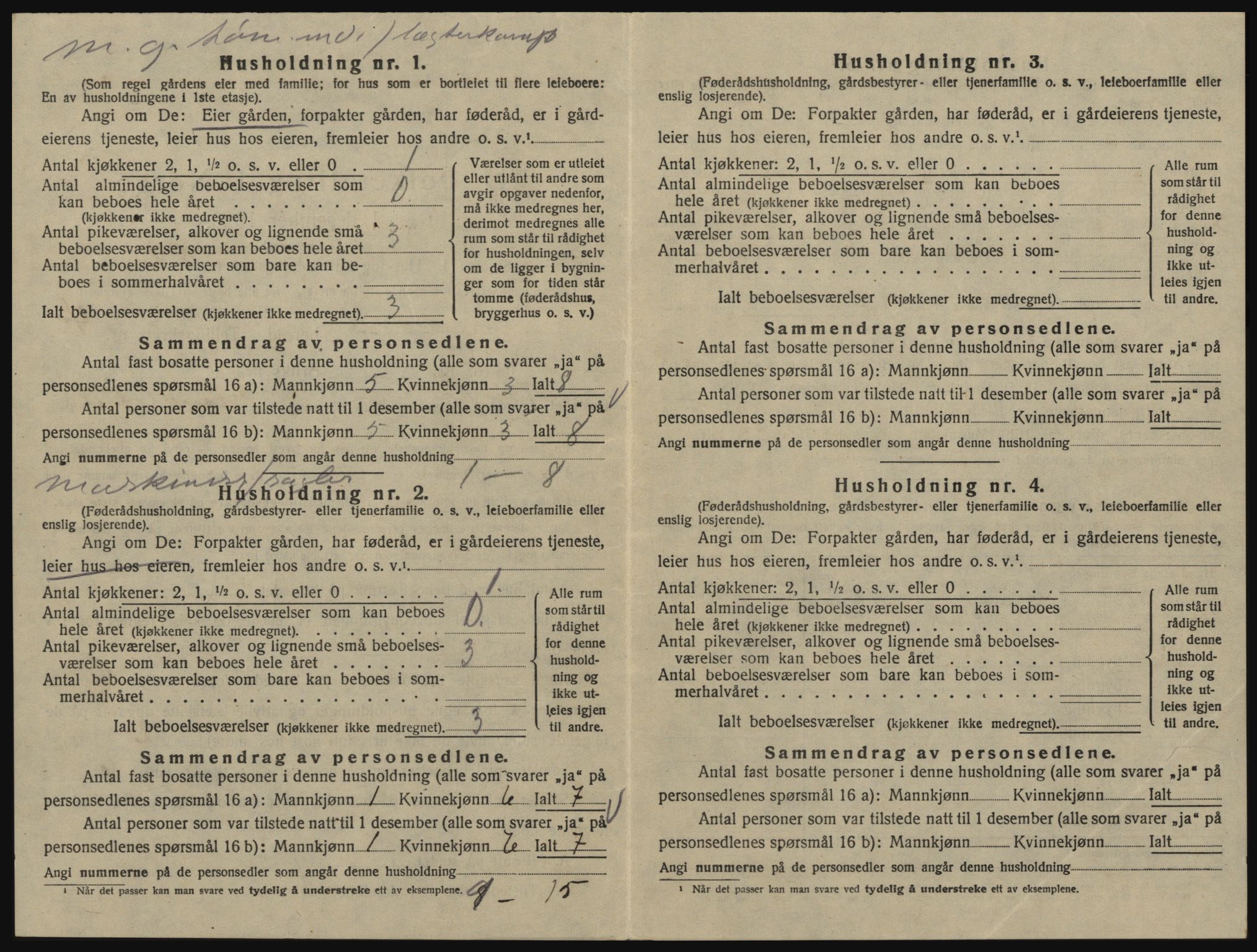 SAO, 1920 census for Glemmen, 1920, p. 1562