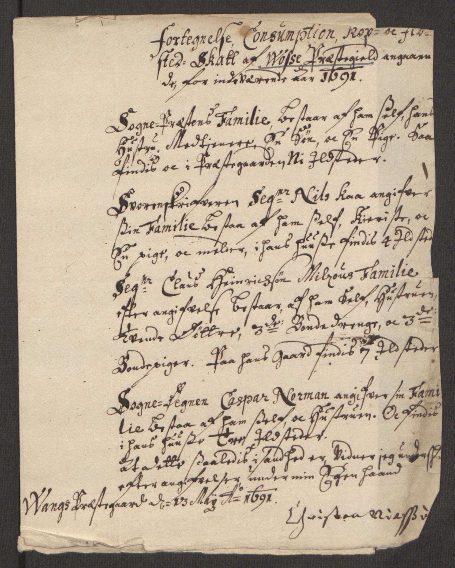 Rentekammeret inntil 1814, Reviderte regnskaper, Fogderegnskap, AV/RA-EA-4092/R51/L3181: Fogderegnskap Nordhordland og Voss, 1691-1692, p. 193