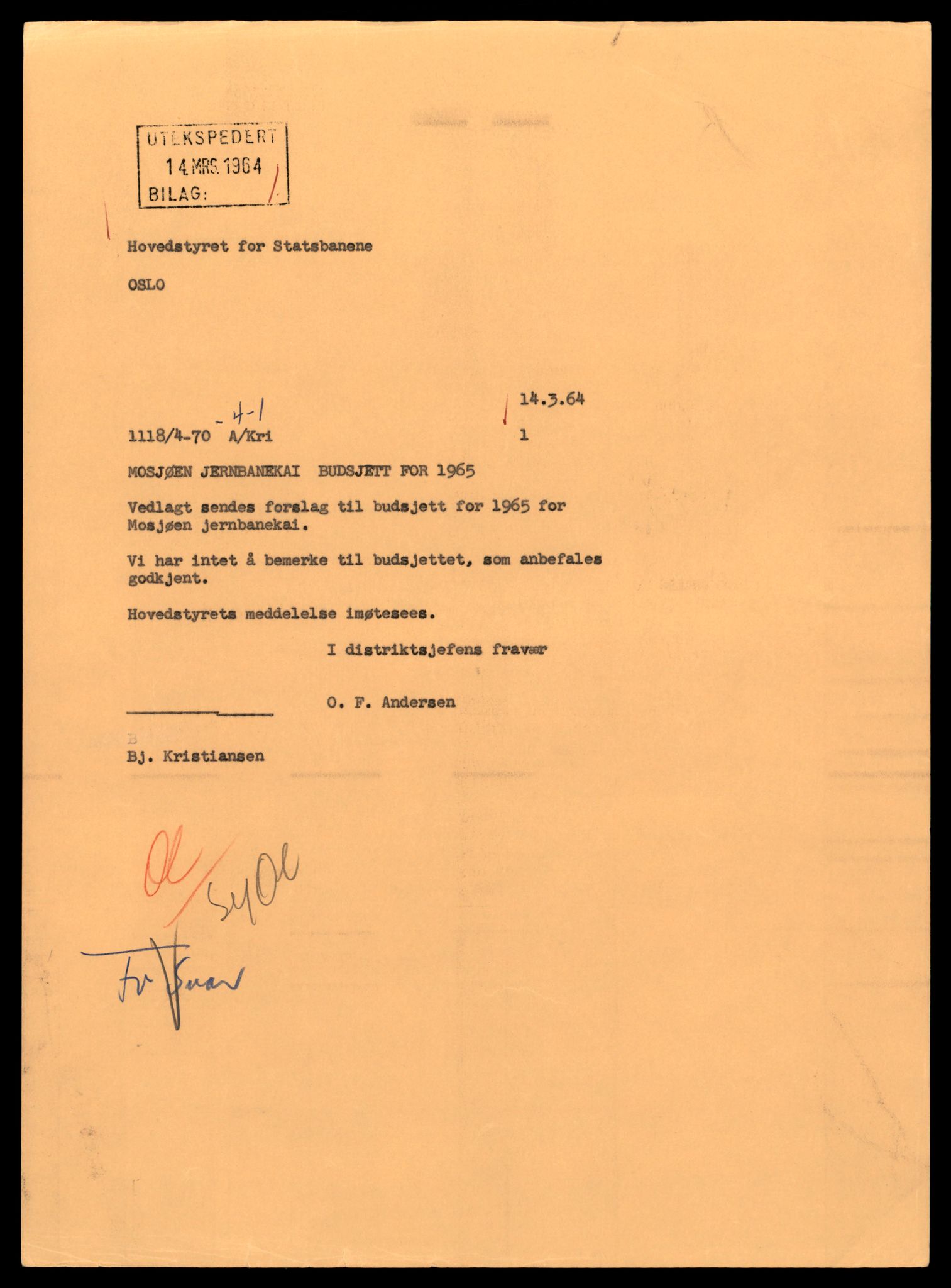 Norges statsbaner (NSB) - Trondheim distrikt, AV/SAT-A-6436/0002/Dd/L0817: --, 1953-1980, p. 397