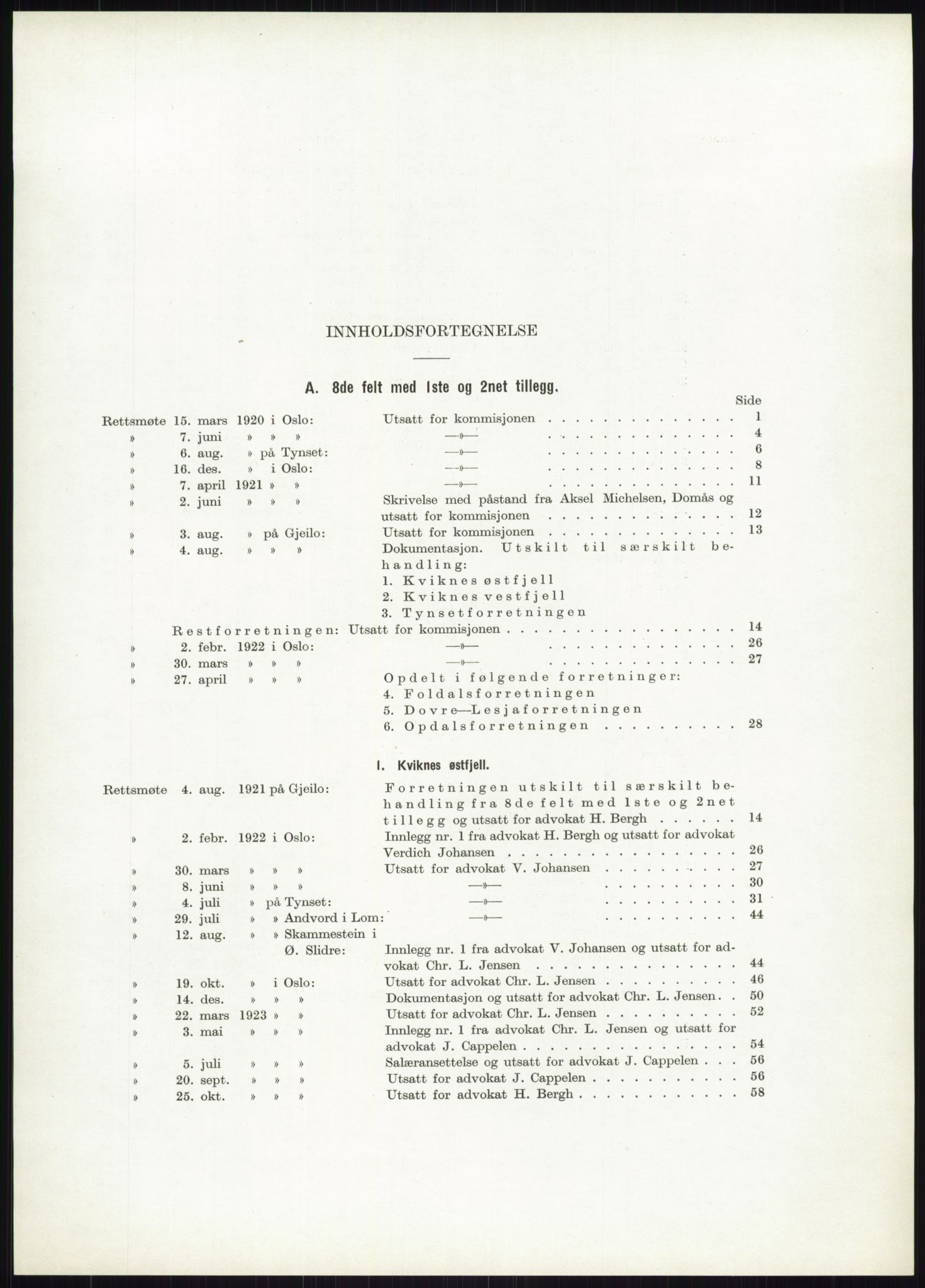 Høyfjellskommisjonen, AV/RA-S-1546/X/Xa/L0001: Nr. 1-33, 1909-1953, p. 3439