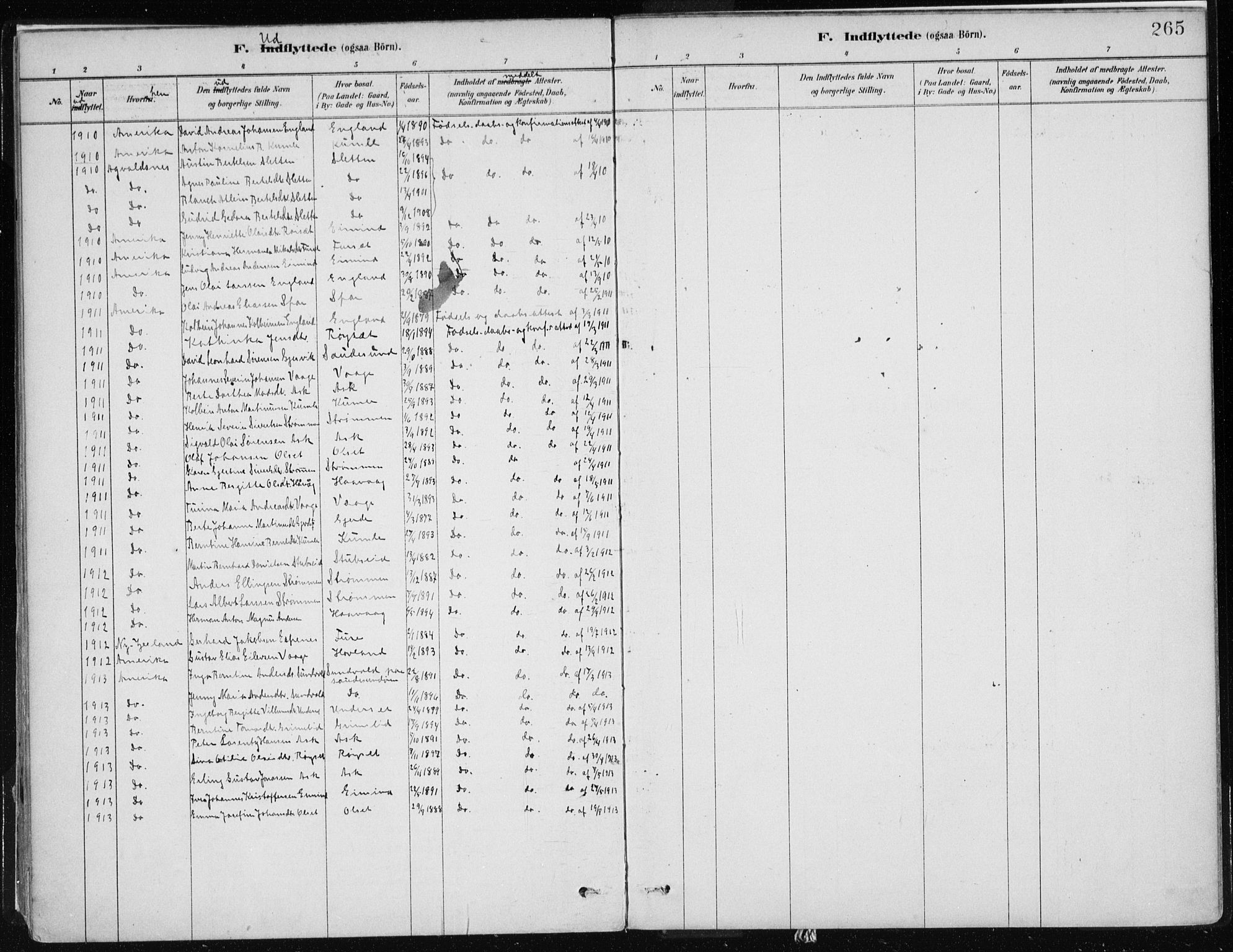 Askvoll sokneprestembete, AV/SAB-A-79501/H/Haa/Haab/L0002: Parish register (official) no. B 2, 1879-1909, p. 265